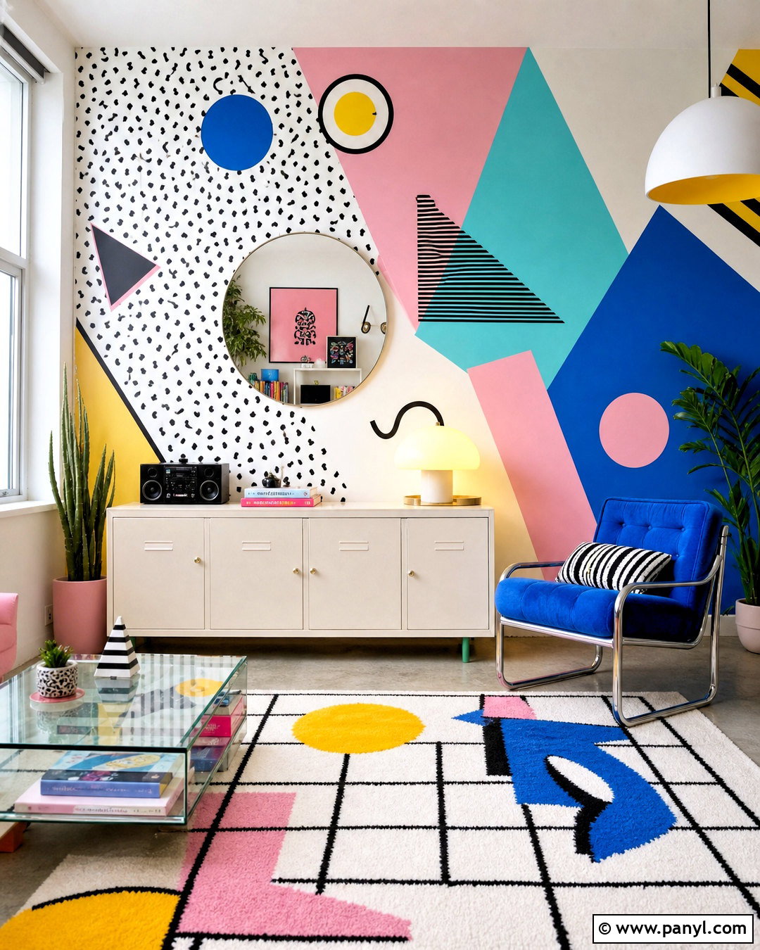 1980s Memphis Wall Art - 20 retro wall art ideas