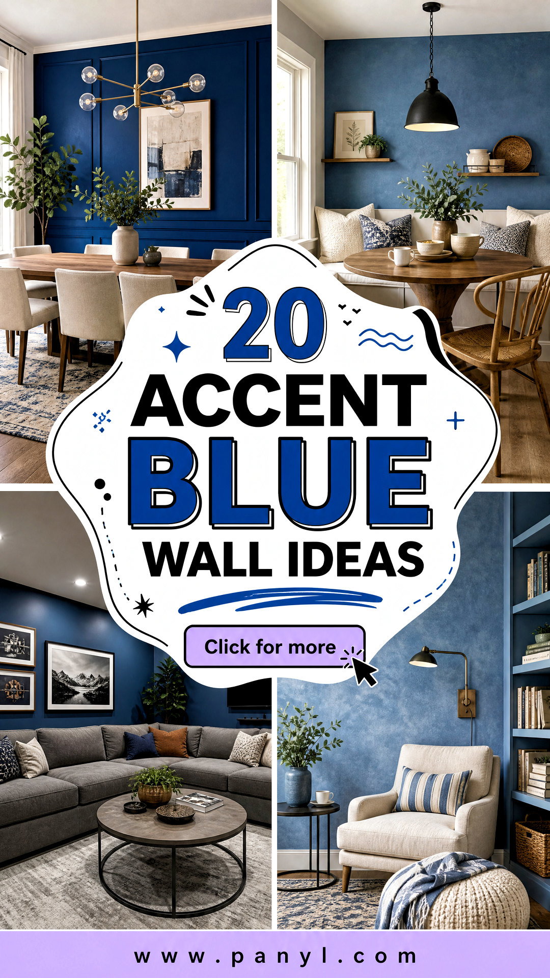 20 Accent Blue Wall Ideas for a Calm and Stylish Modern Home - 20 Accent Blue Wall Ideas for a Calm and Stylish Modern Home