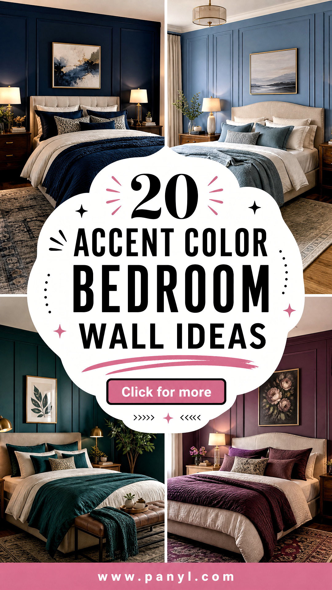 20 Accent Color Bedroom Wall Ideas for a Dreamy Retreat - 20 Accent Color Bedroom Wall Ideas for a Dreamy Retreat
