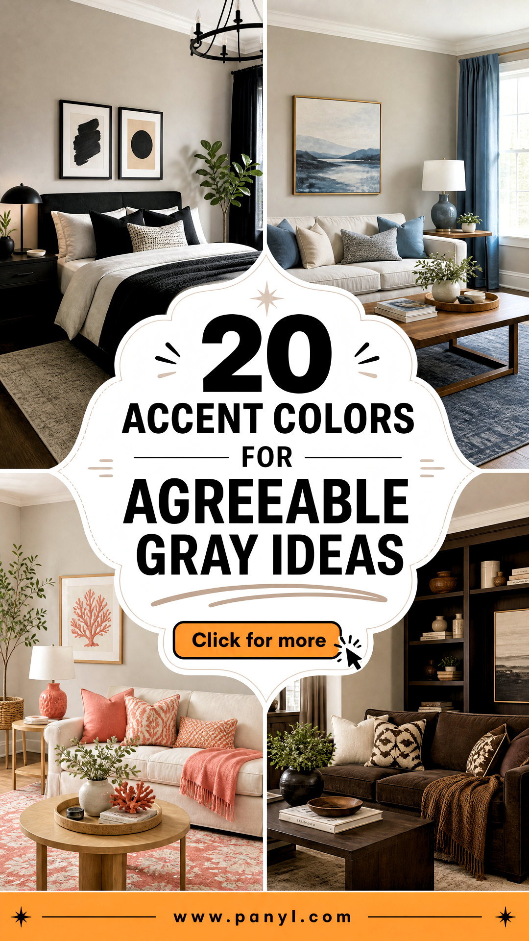 20 Accent Colors for Agreeable Gray Ideas Designers Love - 20 Accent Colors for Agreeable Gray Ideas Designers Love