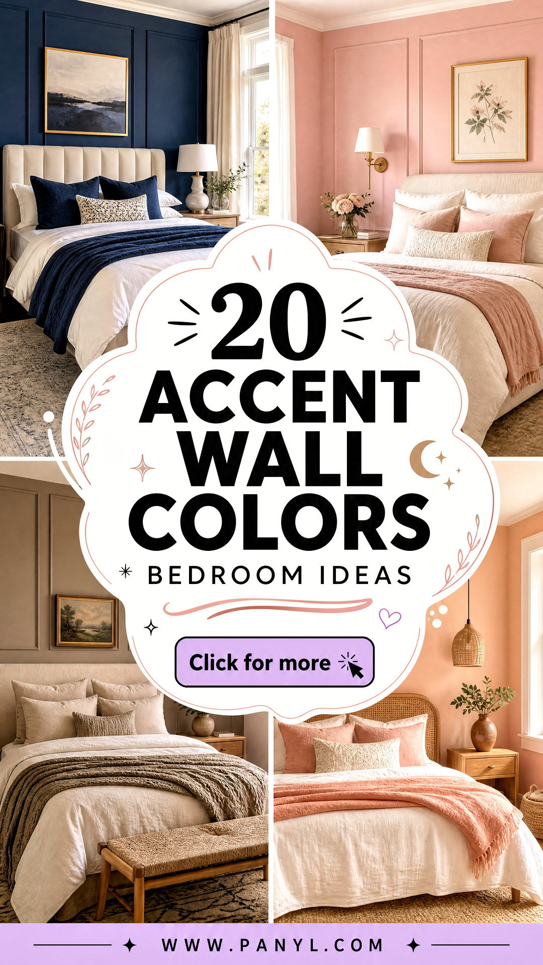 20 Accent Wall Colors Bedroom Ideas for a Relaxing Retreat - 20 Accent Wall Colors Bedroom Ideas for a Relaxing Retreat