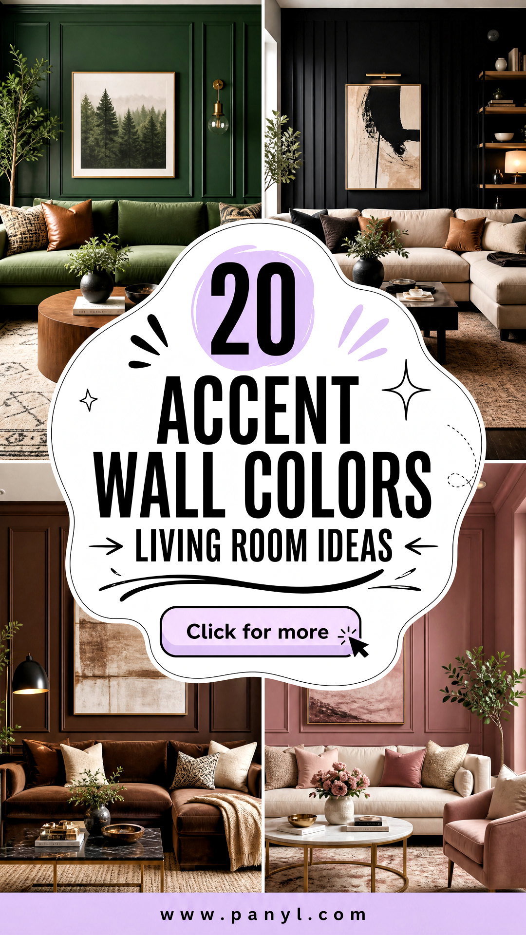 20 Accent Wall Colors Living Room Ideas for a Chic Refresh - 20 Accent Wall Colors Living Room Ideas for a Chic Refresh