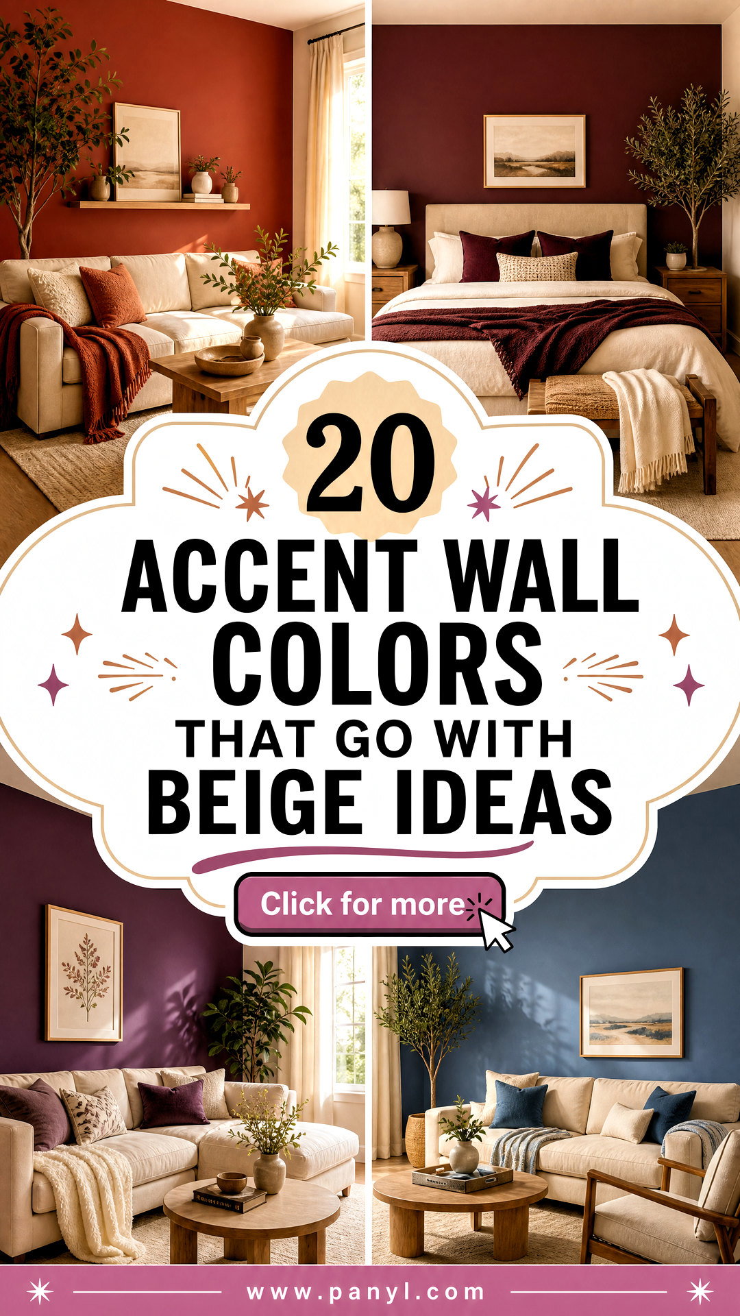 20 Accent Wall Colors That Go With Beige Ideas for Warm Homes - 20 Accent Wall Colors That Go With Beige Ideas for Warm Homes