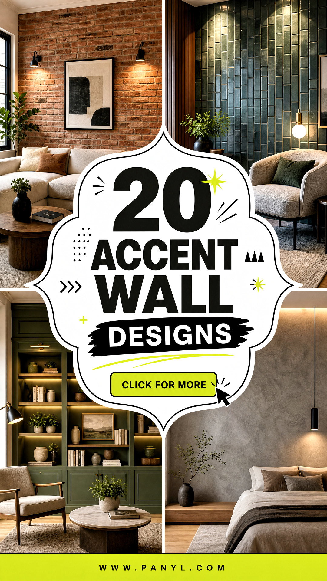 20 Accent Wall Designs for Creative High-Impact Modern Rooms - 20 Accent Wall Designs for Creative, High-Impact Modern Rooms