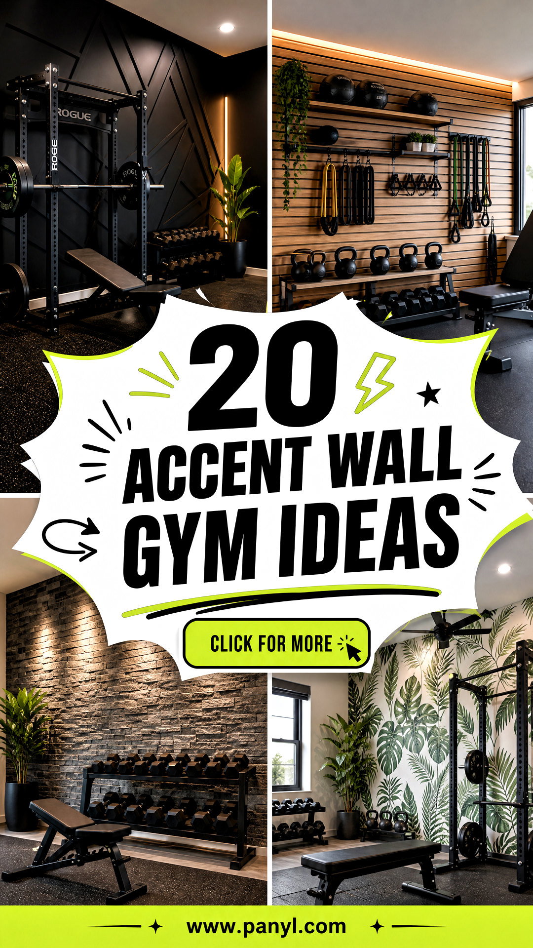 20 Accent Wall Gym Ideas for a More Motivating Workout Space - 20 Accent Wall Gym Ideas for a More Motivating Workout Space