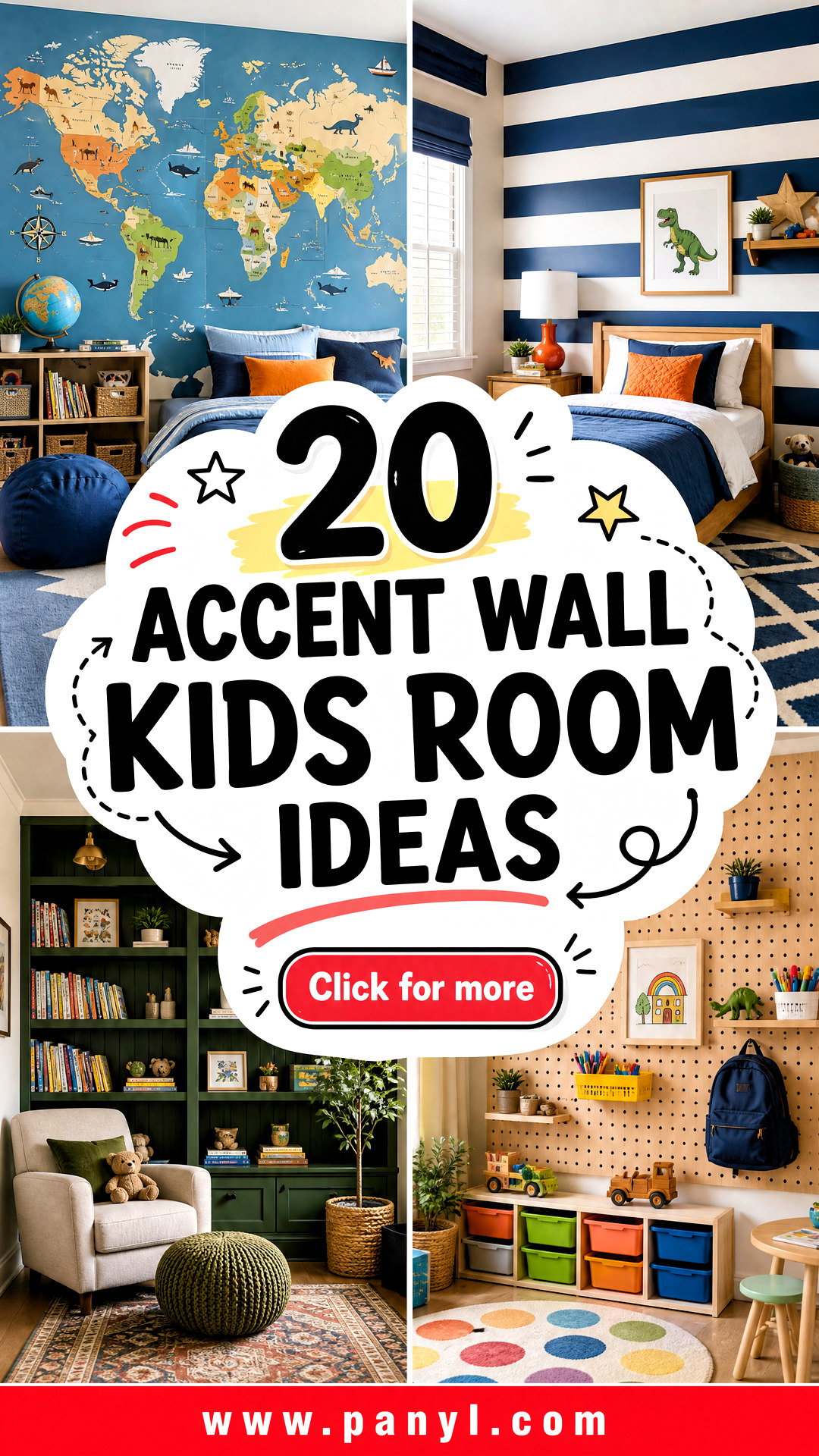 20 Accent Wall Kids Room Ideas for Fun Creative Spaces - 20 Accent Wall Kids Room Ideas for Fun, Creative Spaces