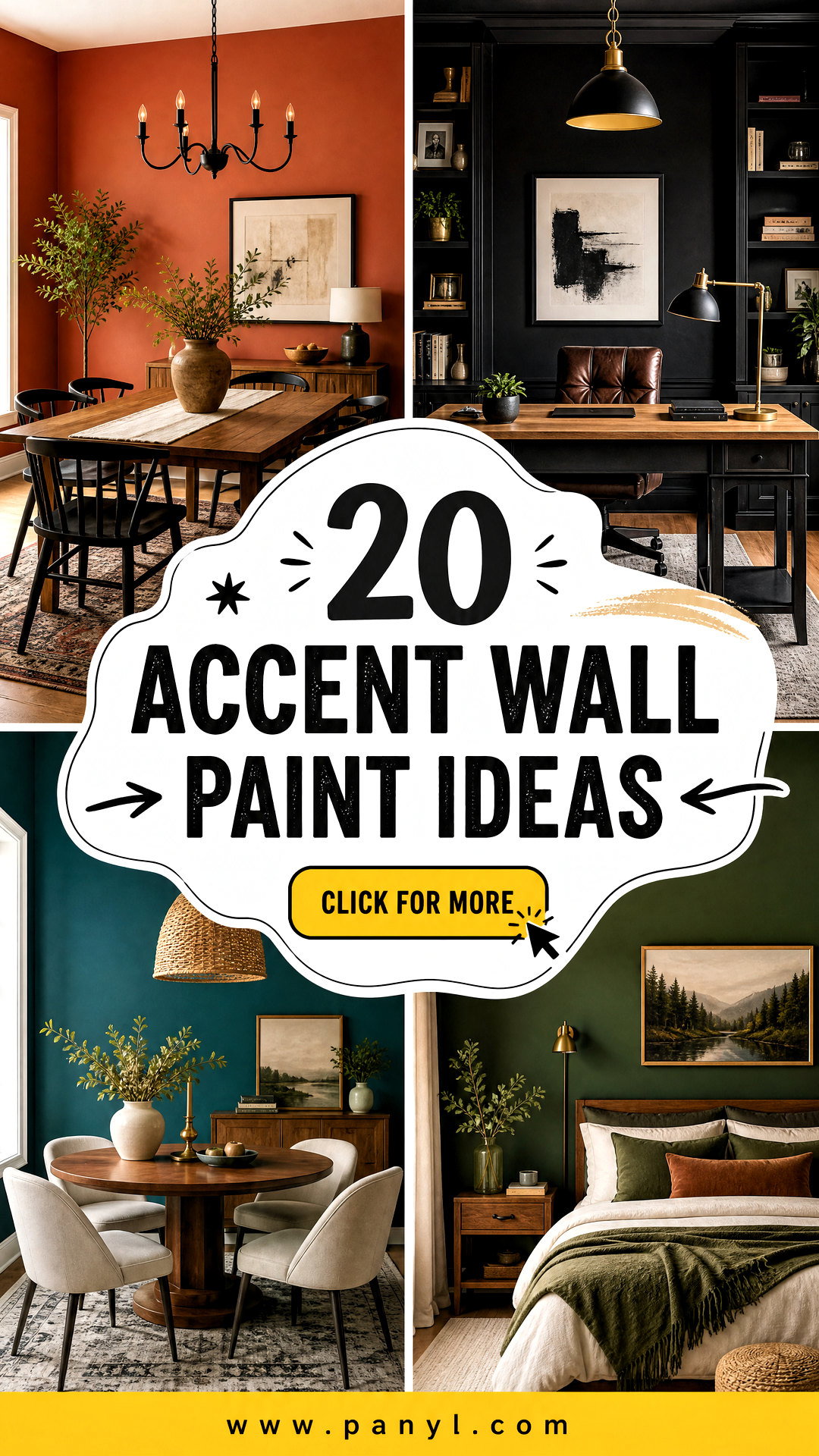 20 Accent Wall Paint Ideas for a Stylish Weekend Refresh - 20 Accent Wall Paint Ideas for a Stylish Weekend Refresh