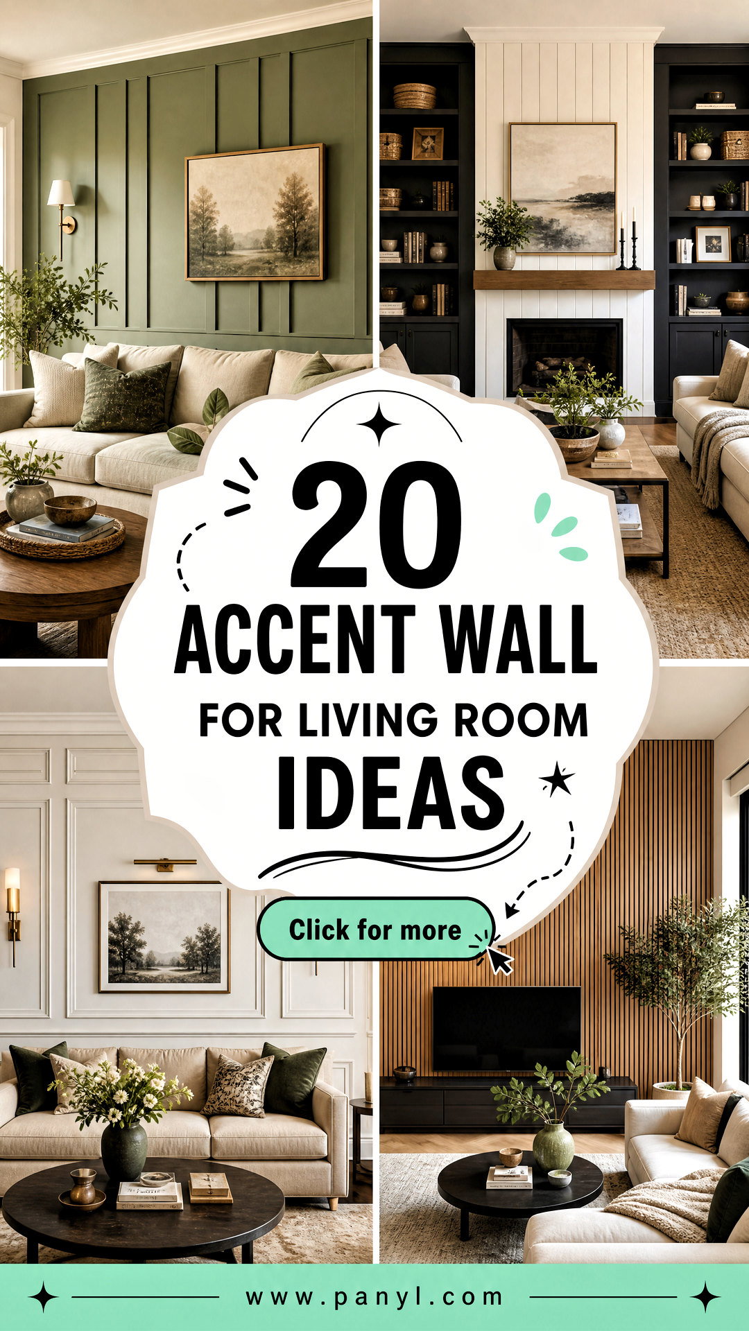 20 Accent Wall for Living Room Ideas With Designer Flair - 20 Accent Wall for Living Room Ideas With Designer Flair