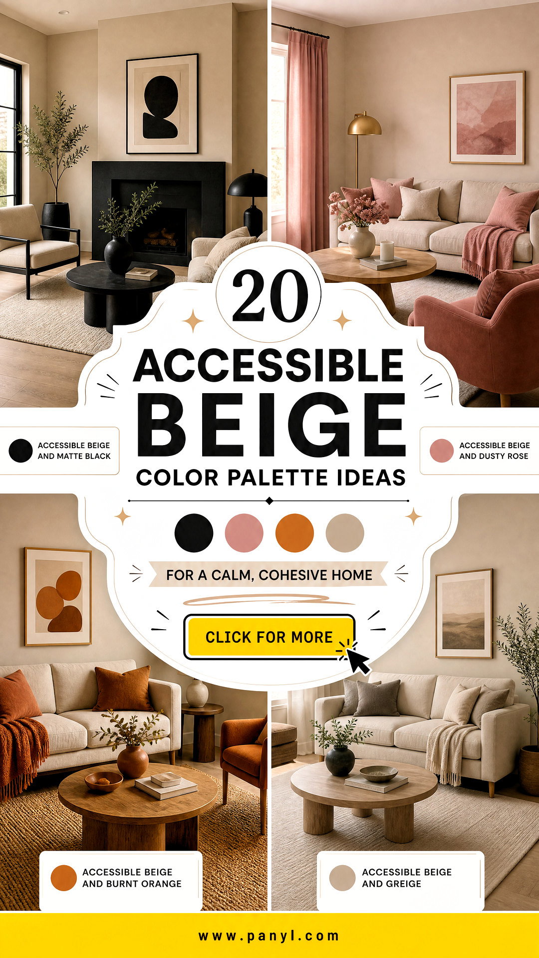 20 Accessible Beige Color Palette Ideas for a Calm Cohesive Home - 20 Accessible Beige Color Palette Ideas for a Calm, Cohesive Home