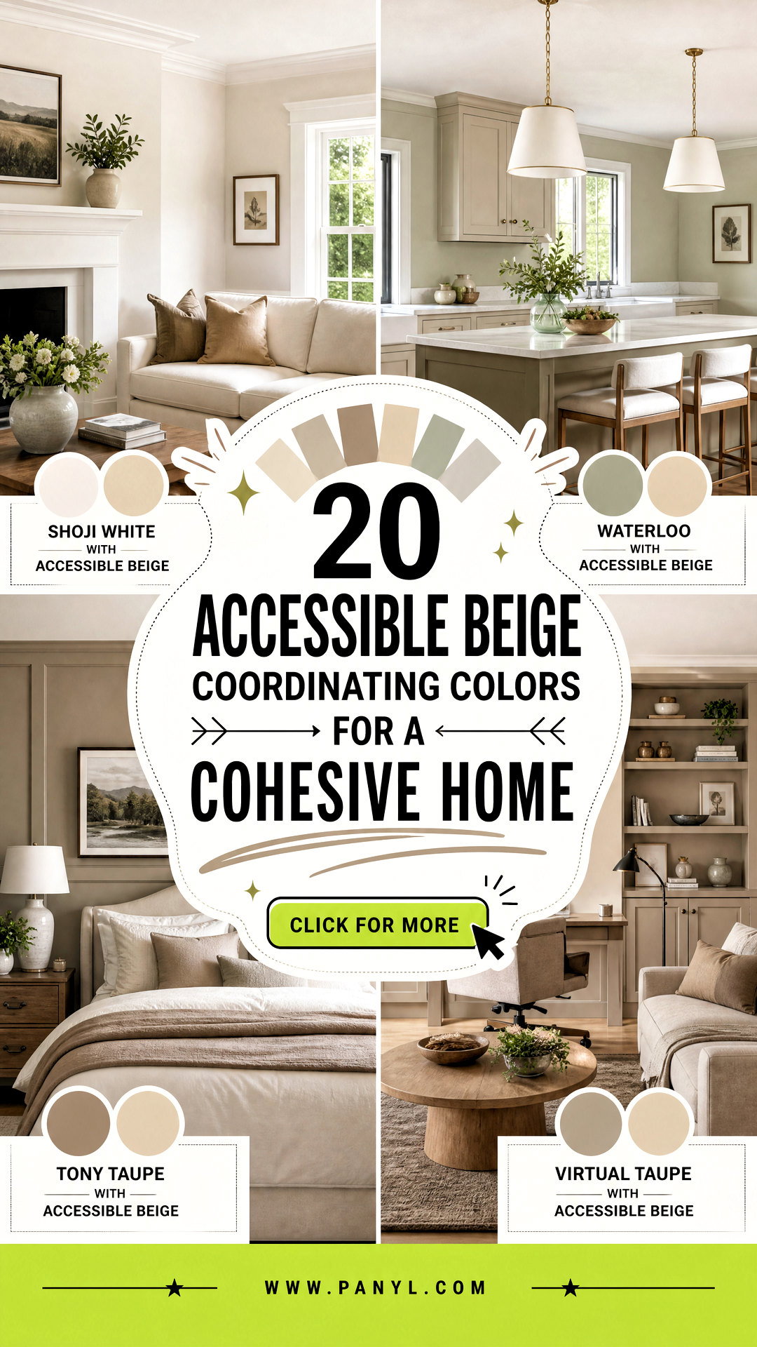 20 Accessible Beige Coordinating Colors for a Cohesive Home - 20 Accessible Beige Coordinating Colors for a Cohesive Home