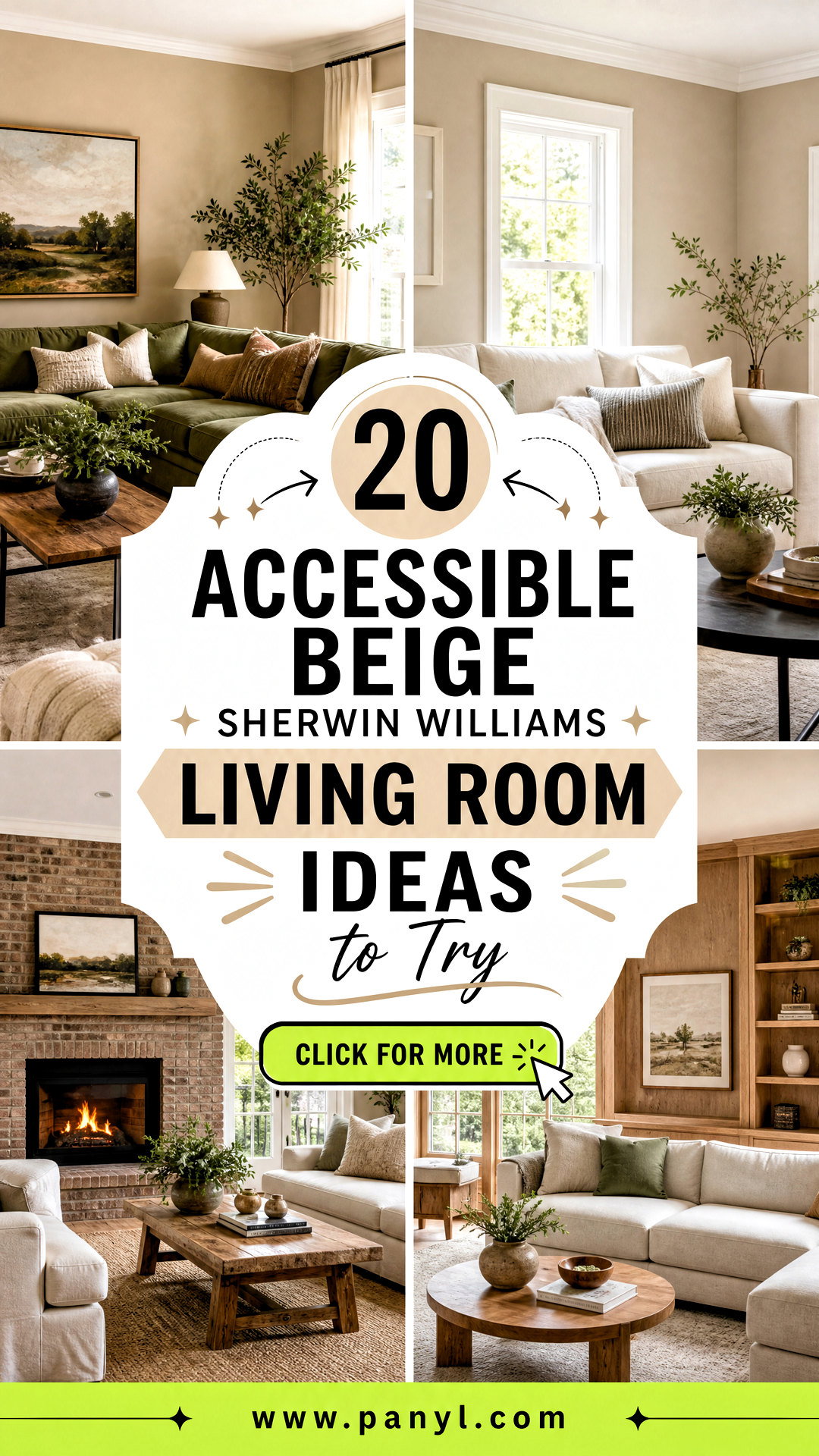 20 Accessible Beige Sherwin Williams Living Room Ideas to Try - 20 Accessible Beige Sherwin Williams Living Room Ideas to Try