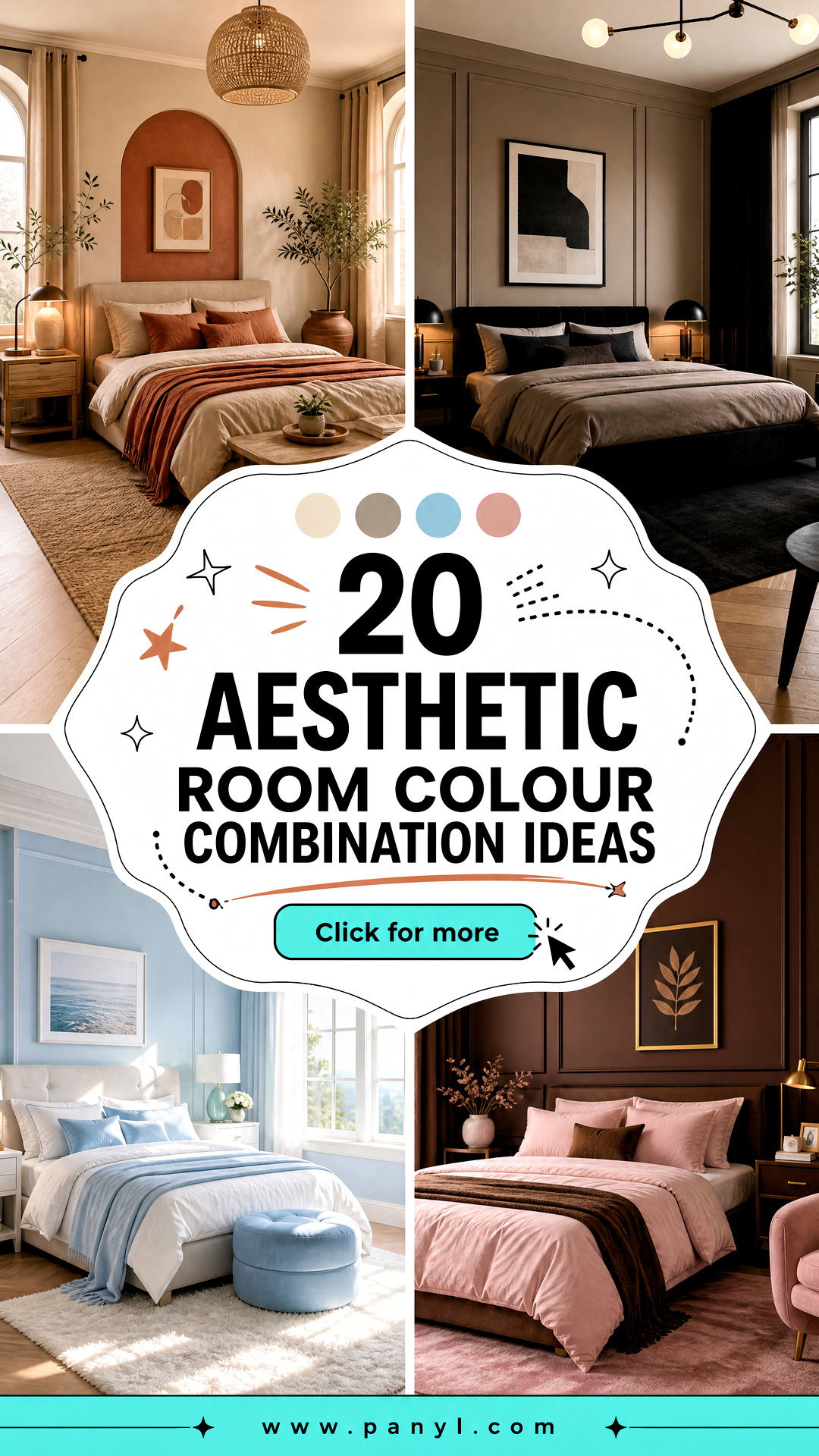 20 Aesthetic Room Colour Combination Ideas for a Dreamy Makeover - 20 Aesthetic Room Colour Combination Ideas for a Dreamy Makeover