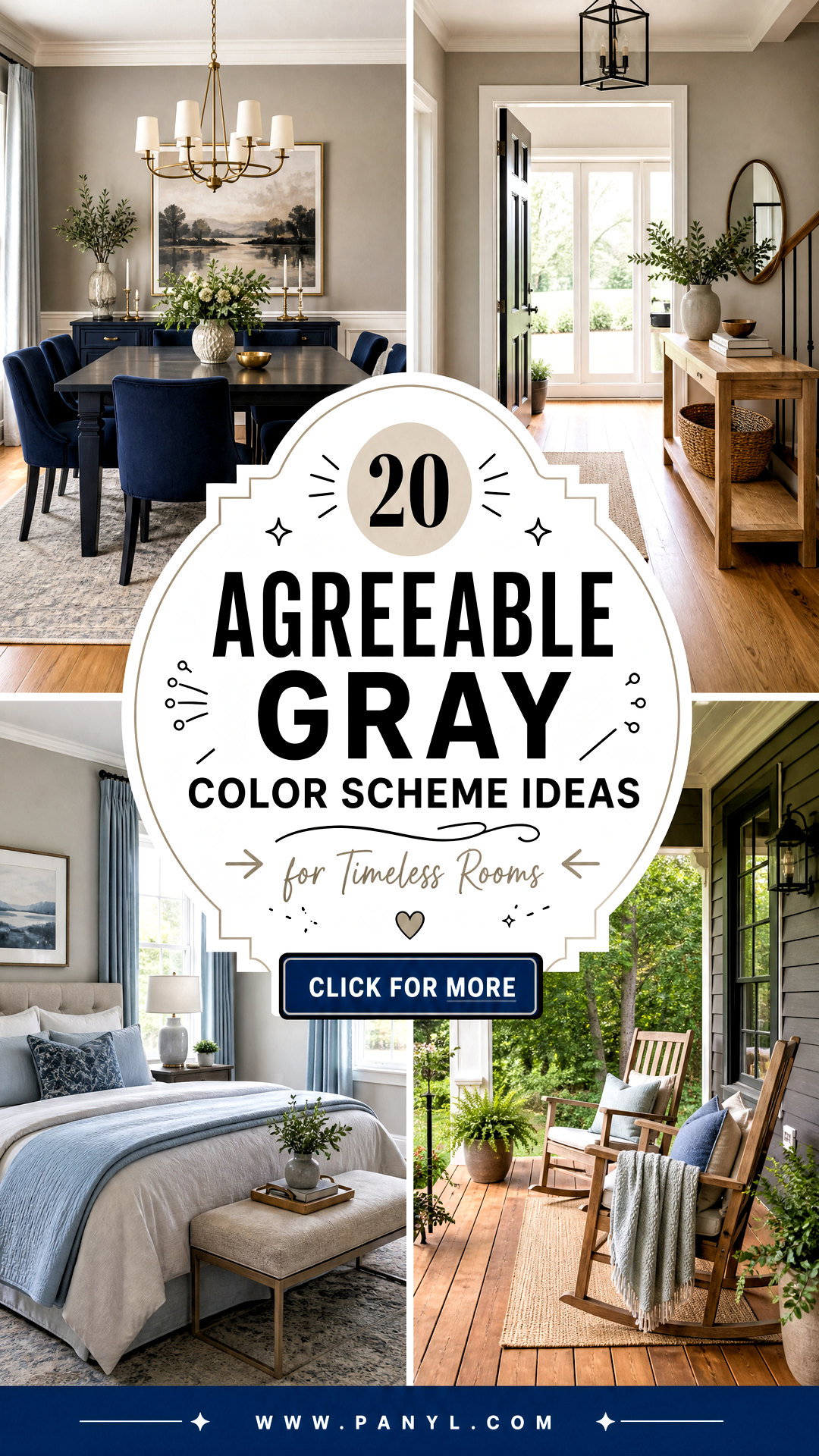 20 Agreeable Gray Color Scheme Ideas for Timeless Rooms - 20 Agreeable Gray Color Scheme Ideas for Timeless Rooms