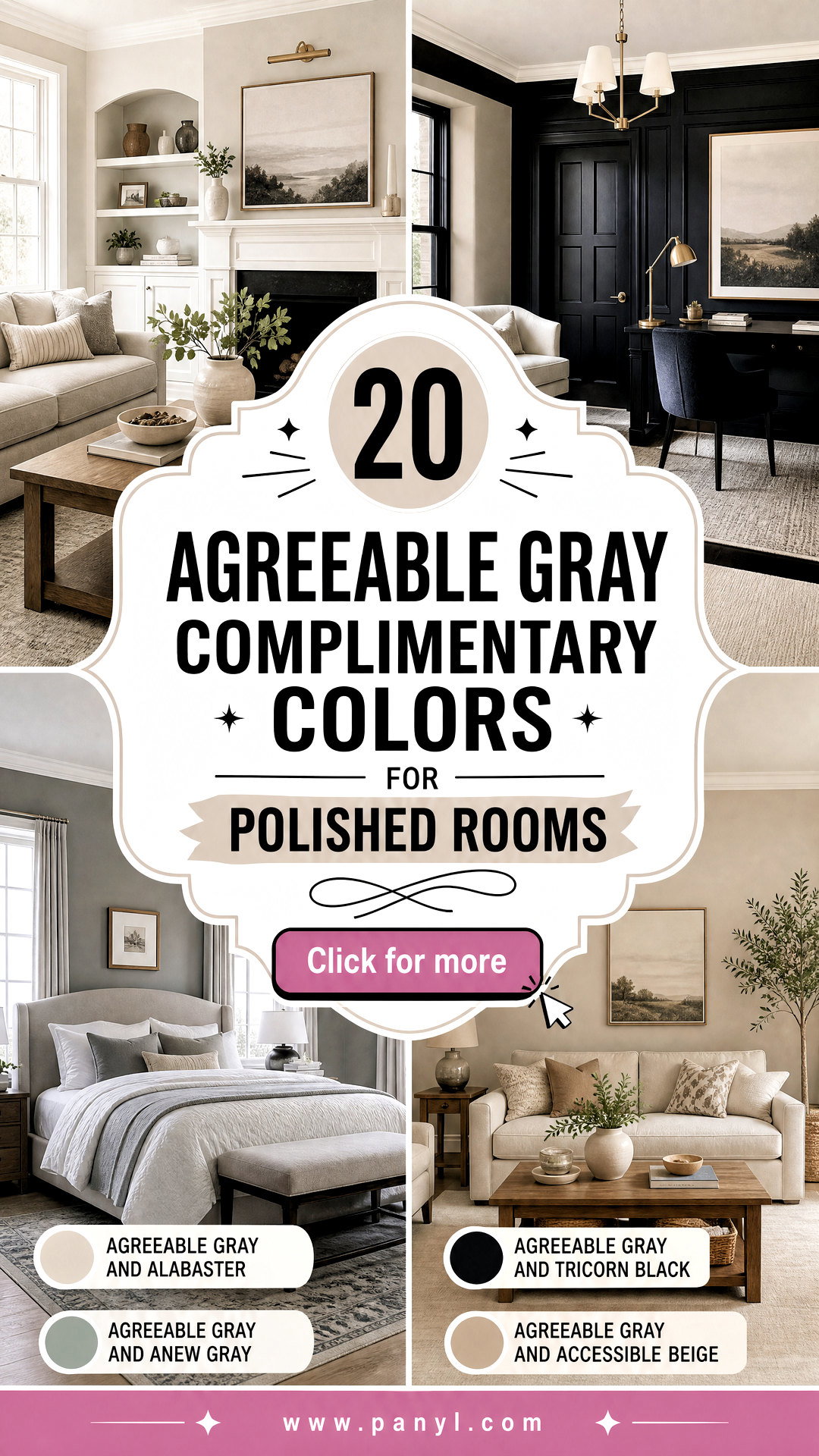 20 Agreeable Gray Complimentary Colors for Polished Rooms - 20 Agreeable Gray Complimentary Colors for Polished Rooms