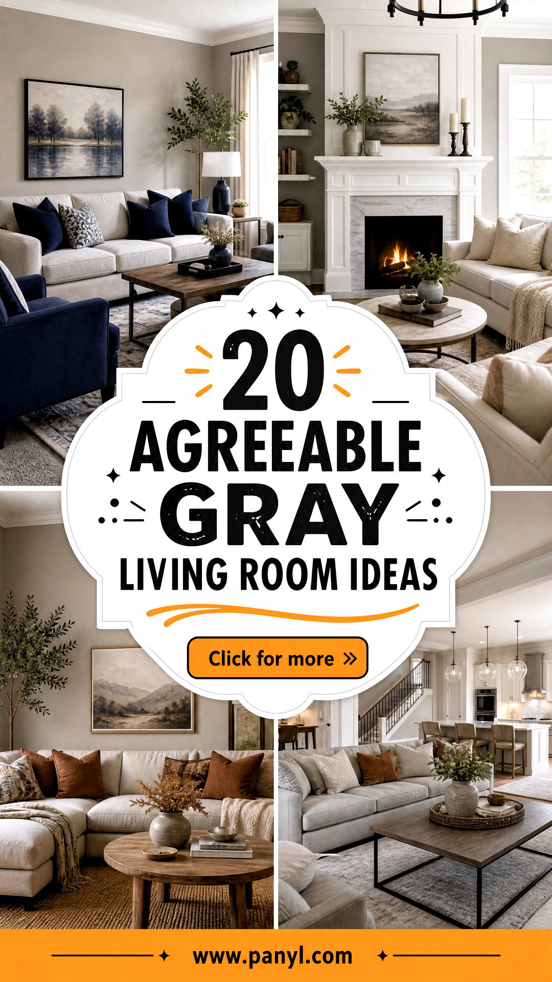 20 Agreeable Gray Living Room Ideas for a Stylish Cozy Refresh - 20 Agreeable Gray Living Room Ideas for a Stylish, Cozy Refresh