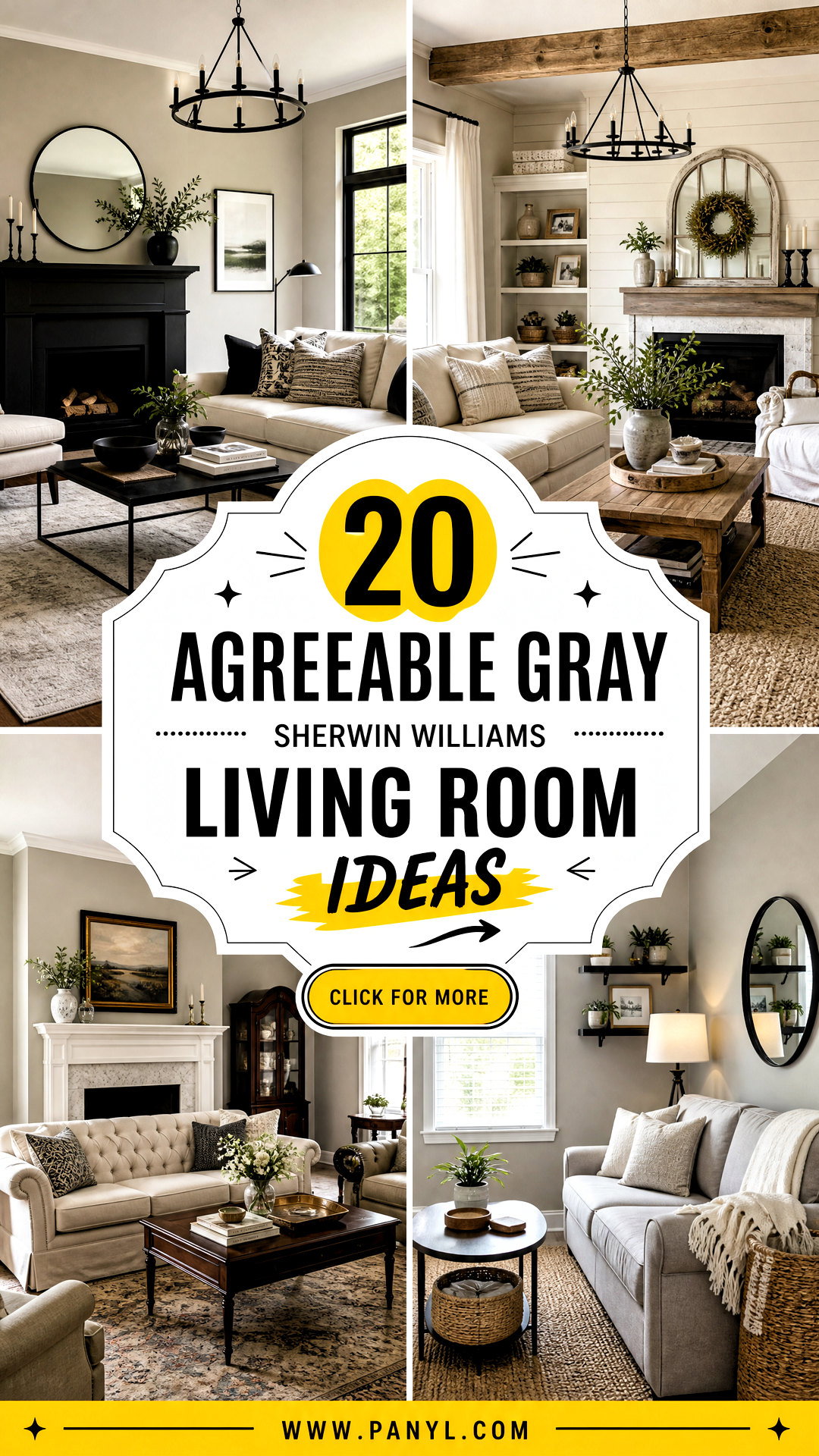 20 Agreeable Gray Sherwin Williams Living Room Ideas Youll Love - 20 Agreeable Gray Sherwin Williams Living Room Ideas You’ll Love