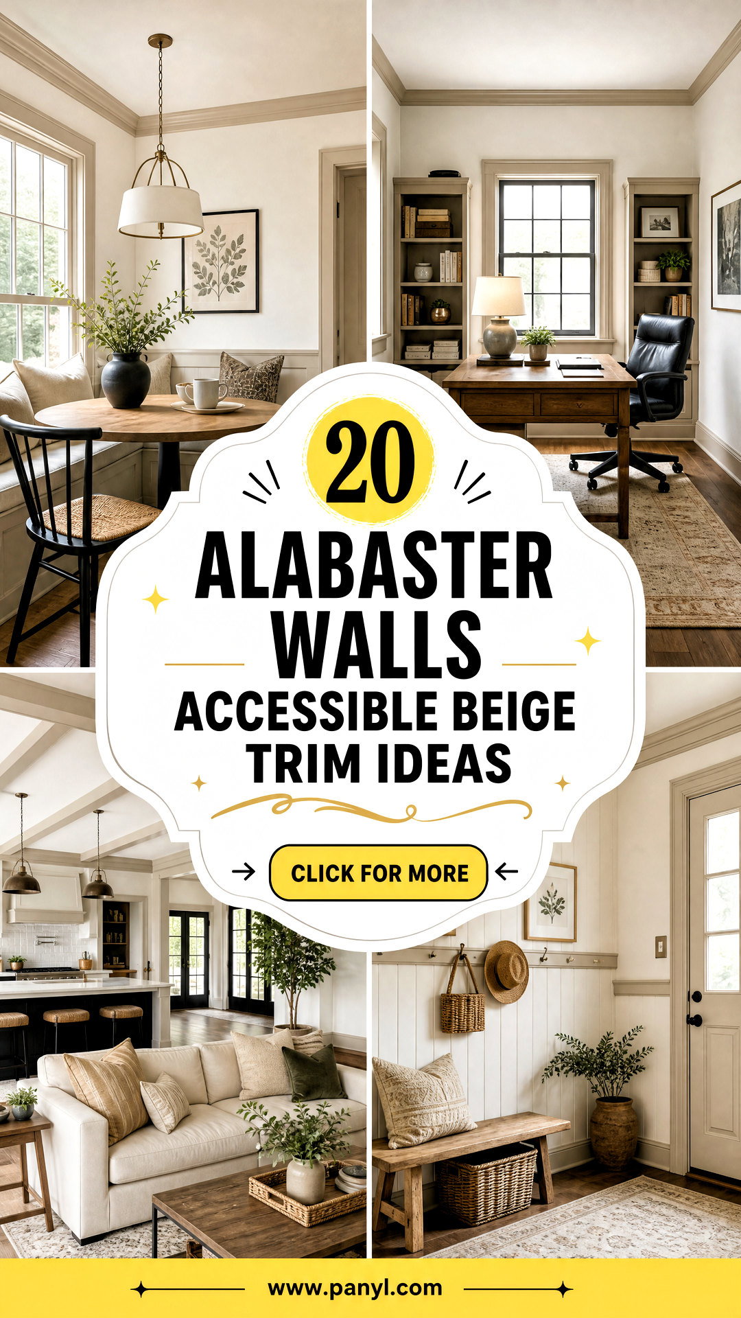 20 Alabaster Walls Accessible Beige Trim Ideas That Shine - 20 Alabaster Walls Accessible Beige Trim Ideas That Shine