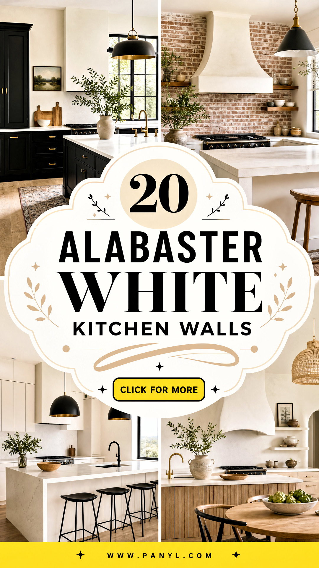 20 Alabaster White Kitchen Walls for a Bright Timeless Kitchen - 20 Alabaster White Kitchen Walls for a Bright, Timeless Kitchen