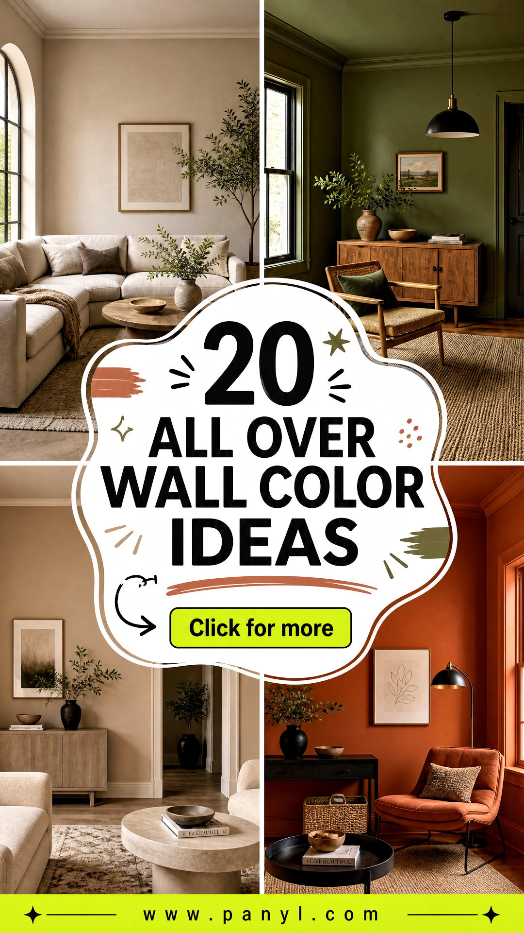 20 All Over Wall Color Ideas for a Bold and Cohesive Home - 20 All Over Wall Color Ideas for a Bold and Cohesive Home