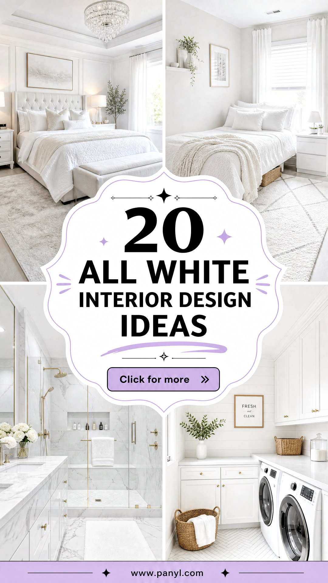 20 All White Interior Design Ideas for a Calm Luxe Home - 20 All White Interior Design Ideas for a Calm, Luxe Home