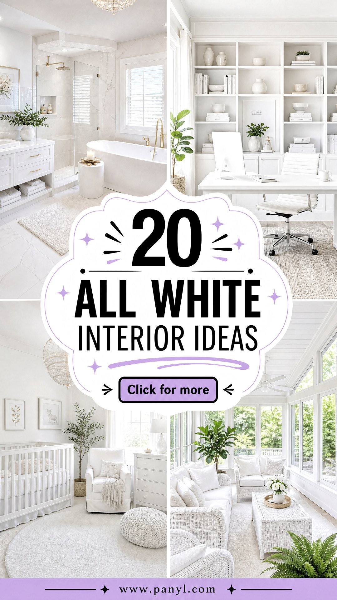 20 All White Interior Ideas for a Serene Sophisticated Home - 20 All White Interior Ideas for a Serene, Sophisticated Home