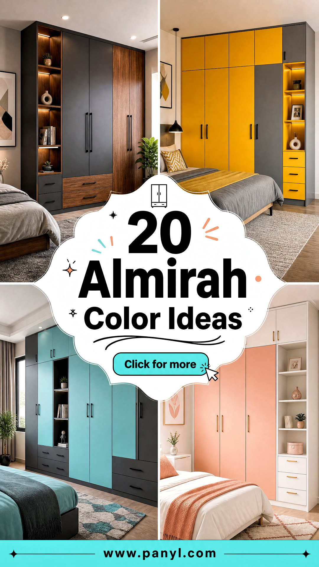 20 Almirah Color Ideas for a Stylish Modern Bedroom Update - 20 Almirah Color Ideas for a Stylish, Modern Bedroom Update