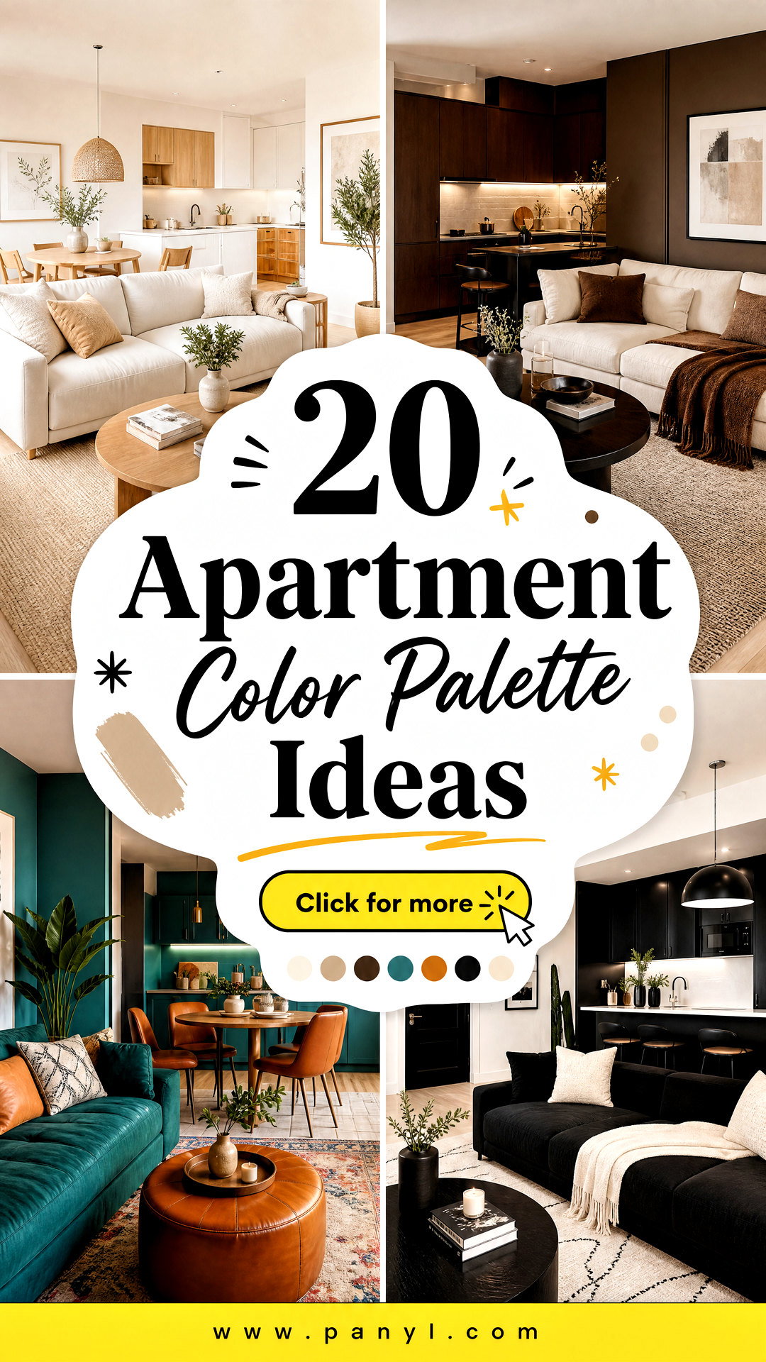 20 Apartment Color Palette Ideas for Chic Cohesive Rooms - 20 Apartment Color Palette Ideas for Chic, Cohesive Rooms