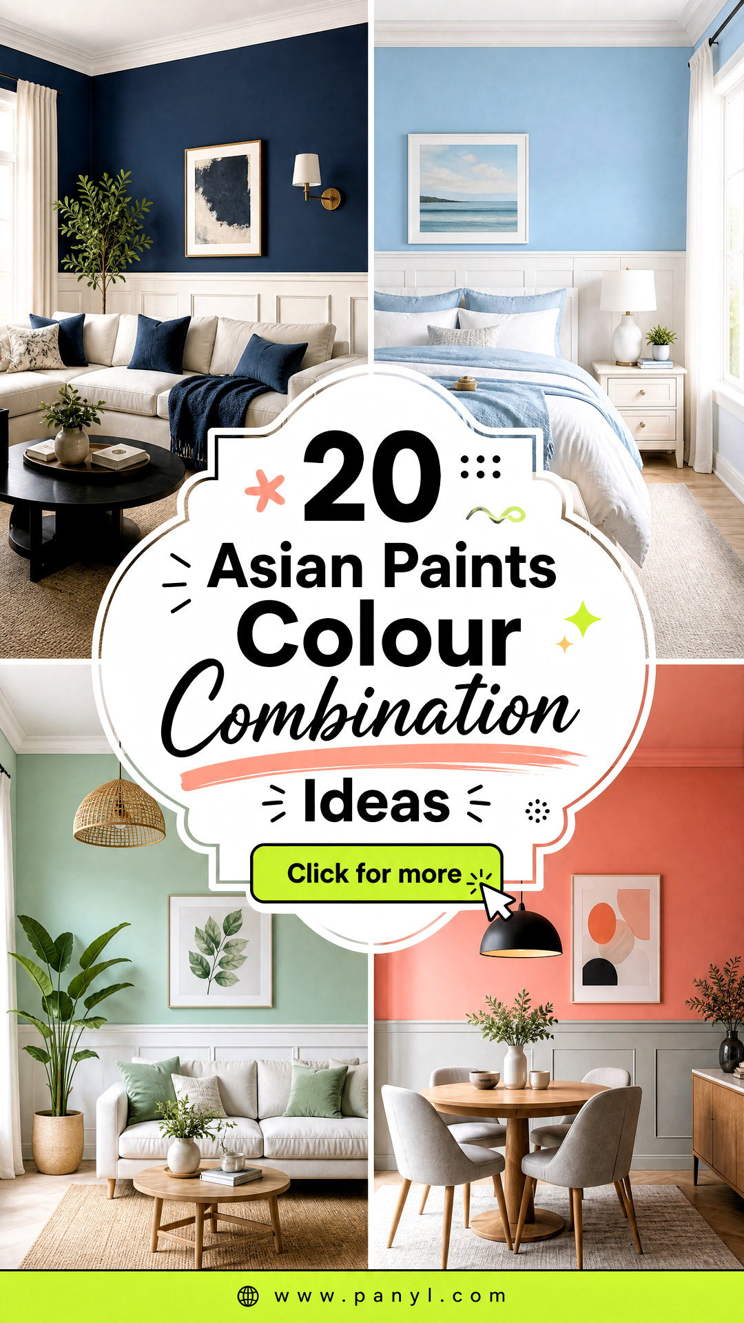 20 Asian Paints Colour Combination Ideas for Stylish Homes - 20 Asian Paints Colour Combination Ideas for Stylish Homes