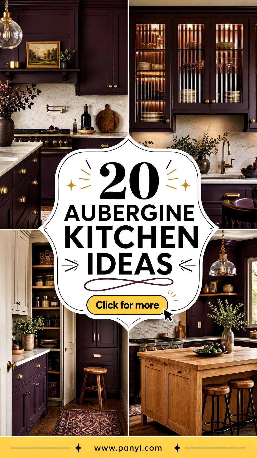 20 Aubergine Kitchen Ideas for Rich Dramatic Style Today - 20 Aubergine Kitchen Ideas for Rich, Dramatic Style Today