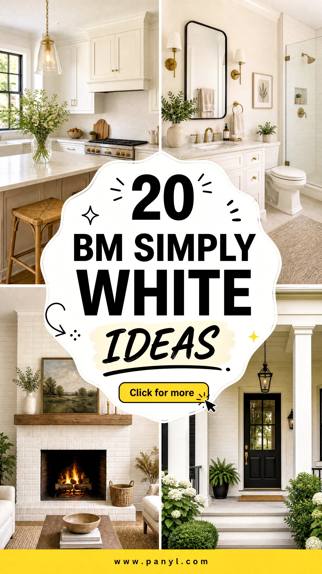 20 BM Simply White Ideas for a Fresh Timeless Home Makeover - 20 BM Simply White Ideas for a Fresh, Timeless Home Makeover