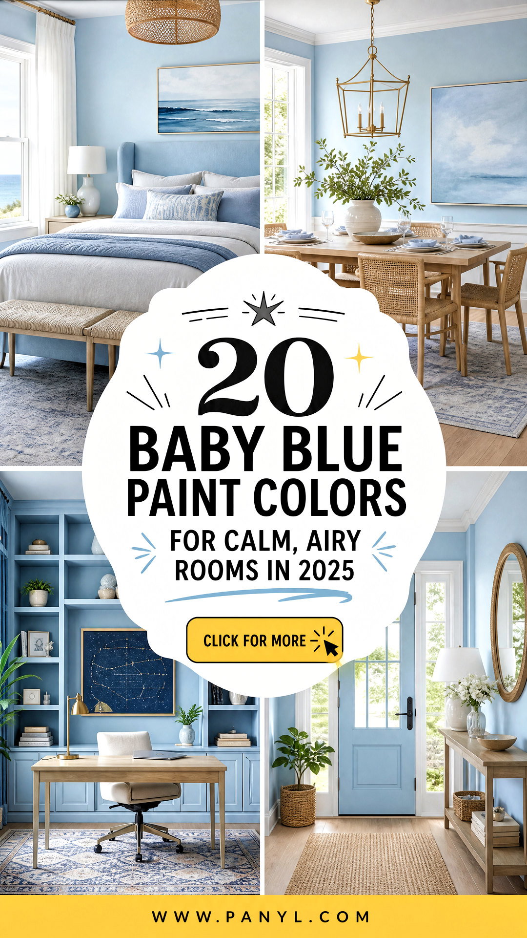 20 Baby Blue Paint Colors for Calm Airy Rooms in 2025 - 20 Baby Blue Paint Colors for Calm, Airy Rooms in 2025