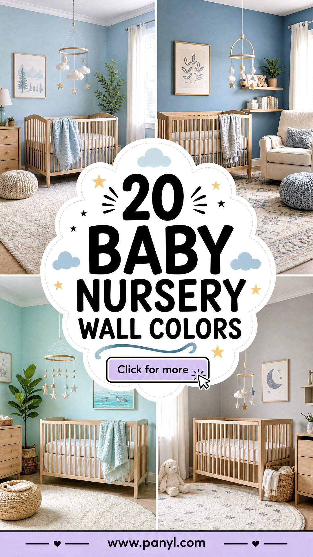 20 Baby Nursery Wall Colors for a Calm Cozy New Arrival - 20 Baby Nursery Wall Colors for a Calm, Cozy New Arrival