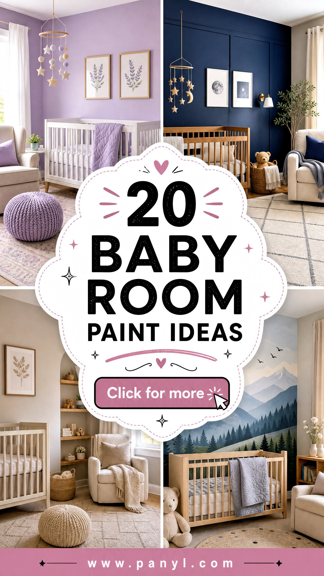 20 Baby Room Paint Ideas for a Sweet Cozy Soothing Nursery - 20 Baby Room Paint Ideas for a Sweet, Cozy, Soothing Nursery