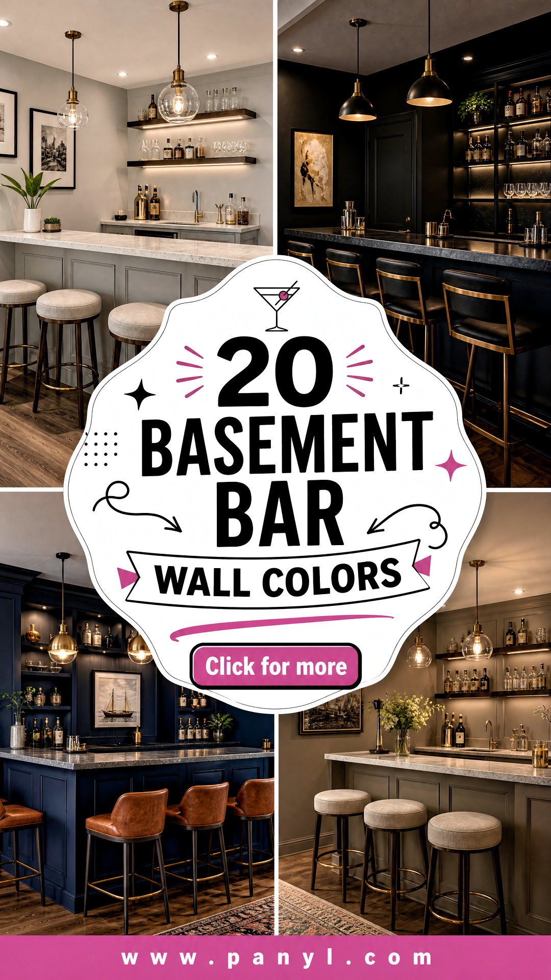 20 Basement Bar Wall Colors for a Stylish Entertaining Hub - 20 Basement Bar Wall Colors for a Stylish Entertaining Hub