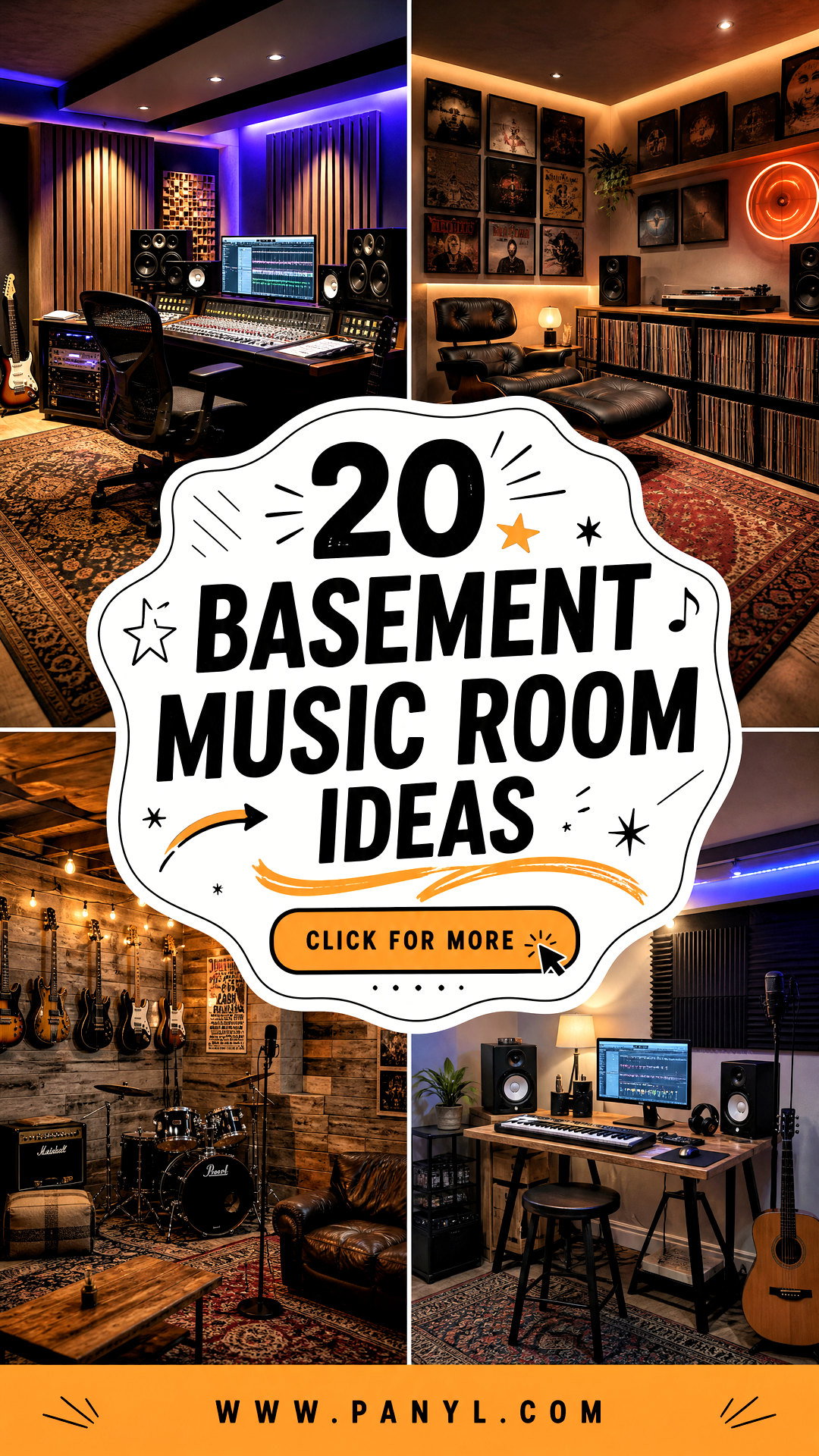 20 Basement Music Room Ideas for the Ultimate Home Studio - 20 Basement Music Room Ideas for the Ultimate Home Studio