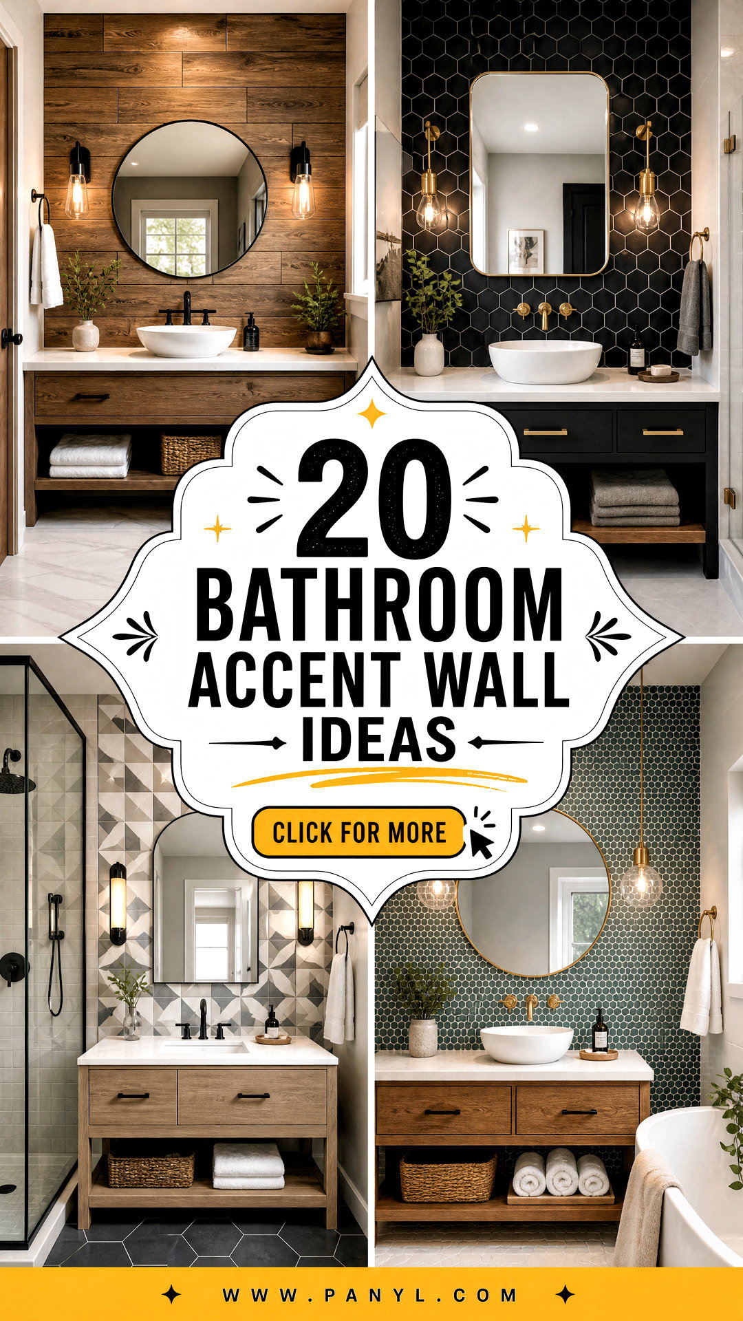 20 Bathroom Accent Wall Ideas That Instantly Elevate Your Space - 20 Bathroom Accent Wall Ideas That Instantly Elevate Your Space