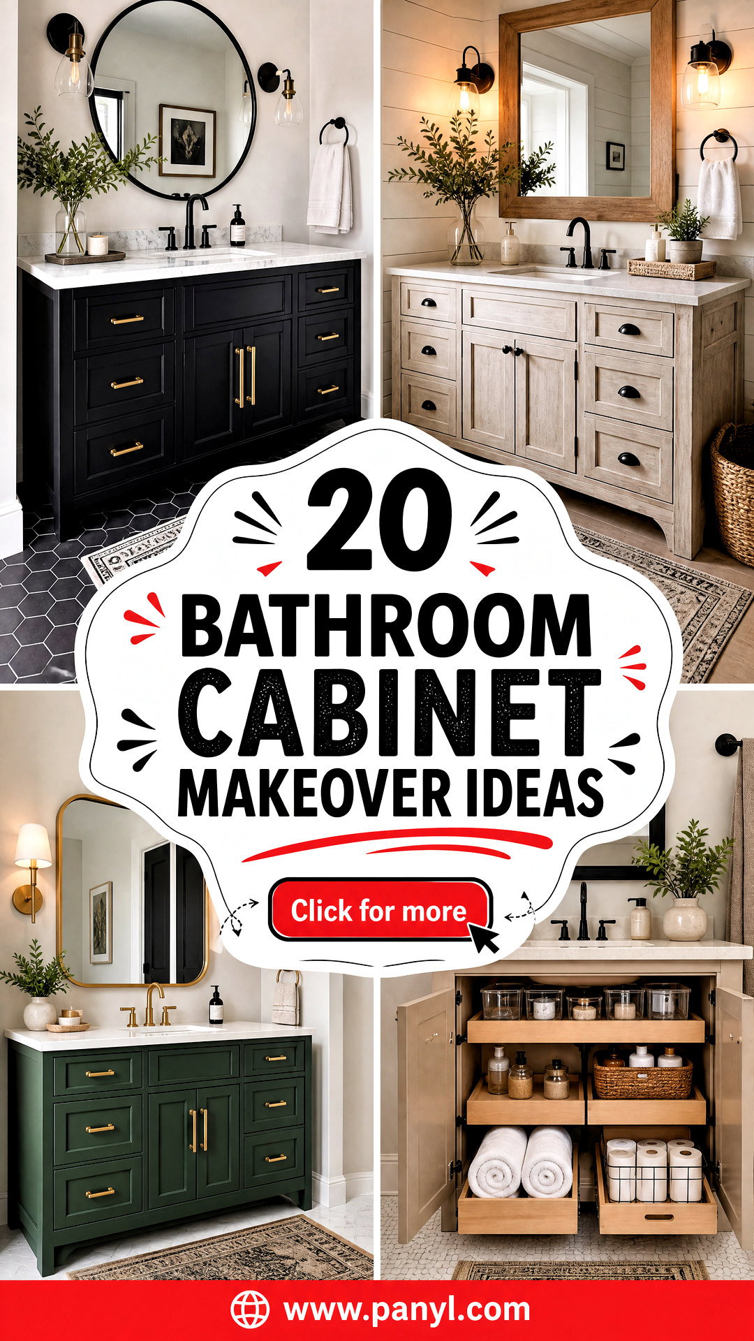 20 Bathroom Cabinet Makeover Ideas for a Fresh New Look - 20 Bathroom Cabinet Makeover Ideas for a Fresh New Look