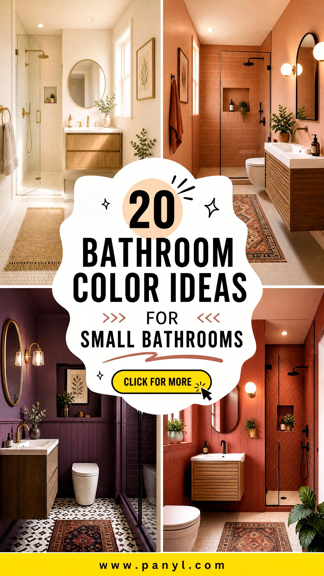 20 Bathroom Color Ideas for Small Bathrooms That Feel Bigger - 20 Bathroom Color Ideas for Small Bathrooms That Feel Bigger
