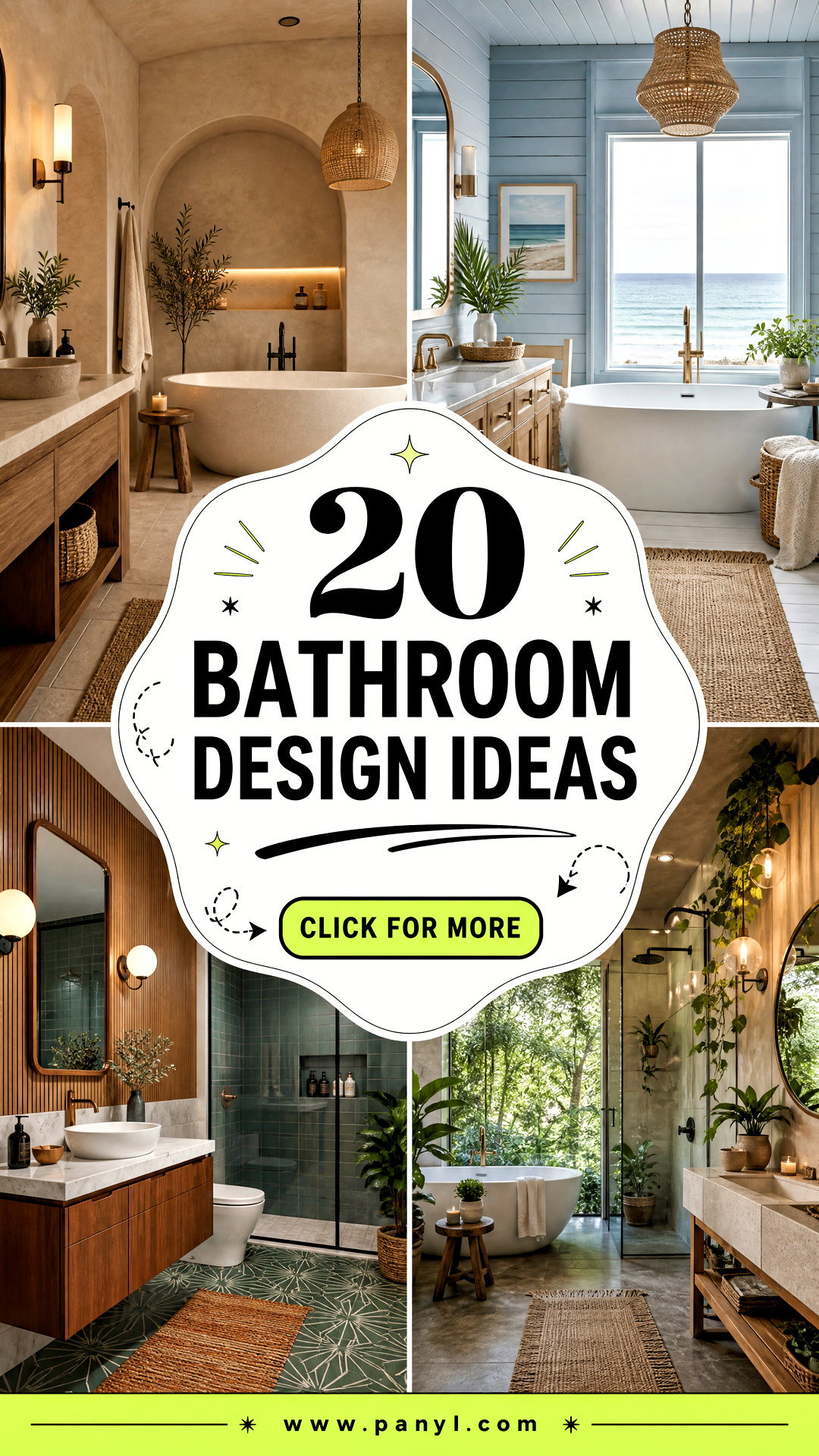 20 Bathroom Design Ideas for a Timeless Relaxing Retreat - 20 Bathroom Design Ideas for a Timeless, Relaxing Retreat