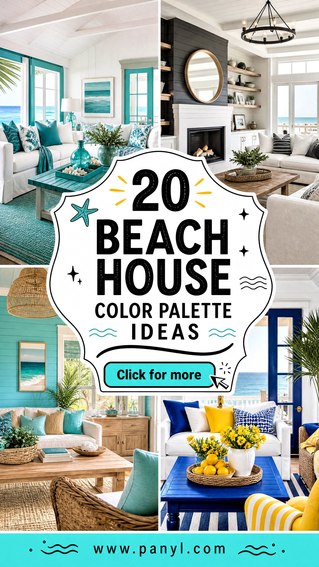 20 Beach House Color Palette Ideas for a Serene Coastal Look - 20 Beach House Color Palette Ideas for a Serene Coastal Look