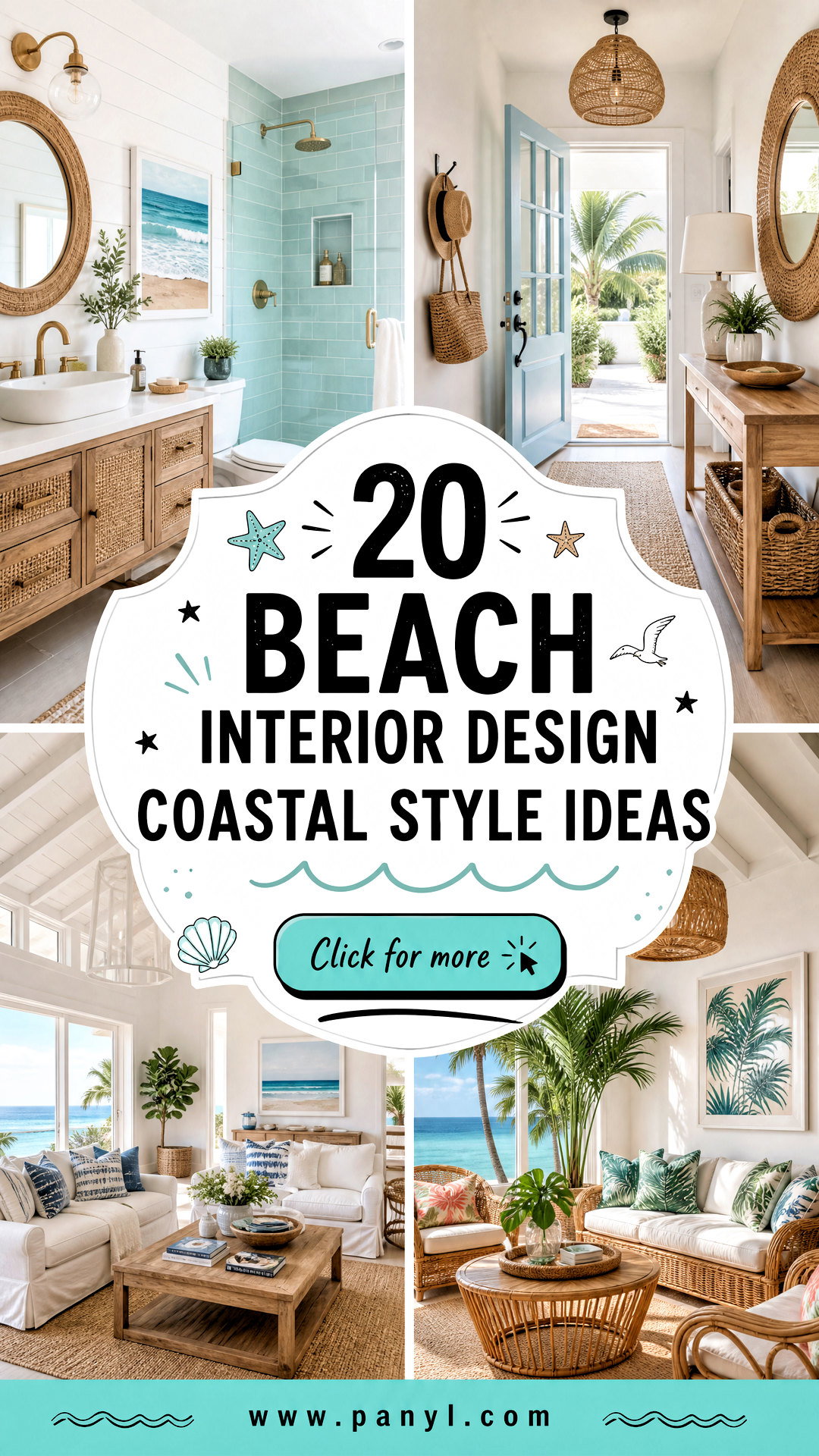 20 Beach Interior Design Coastal Style Ideas for Breezy Homes - 20 Beach Interior Design Coastal Style Ideas for Breezy Homes