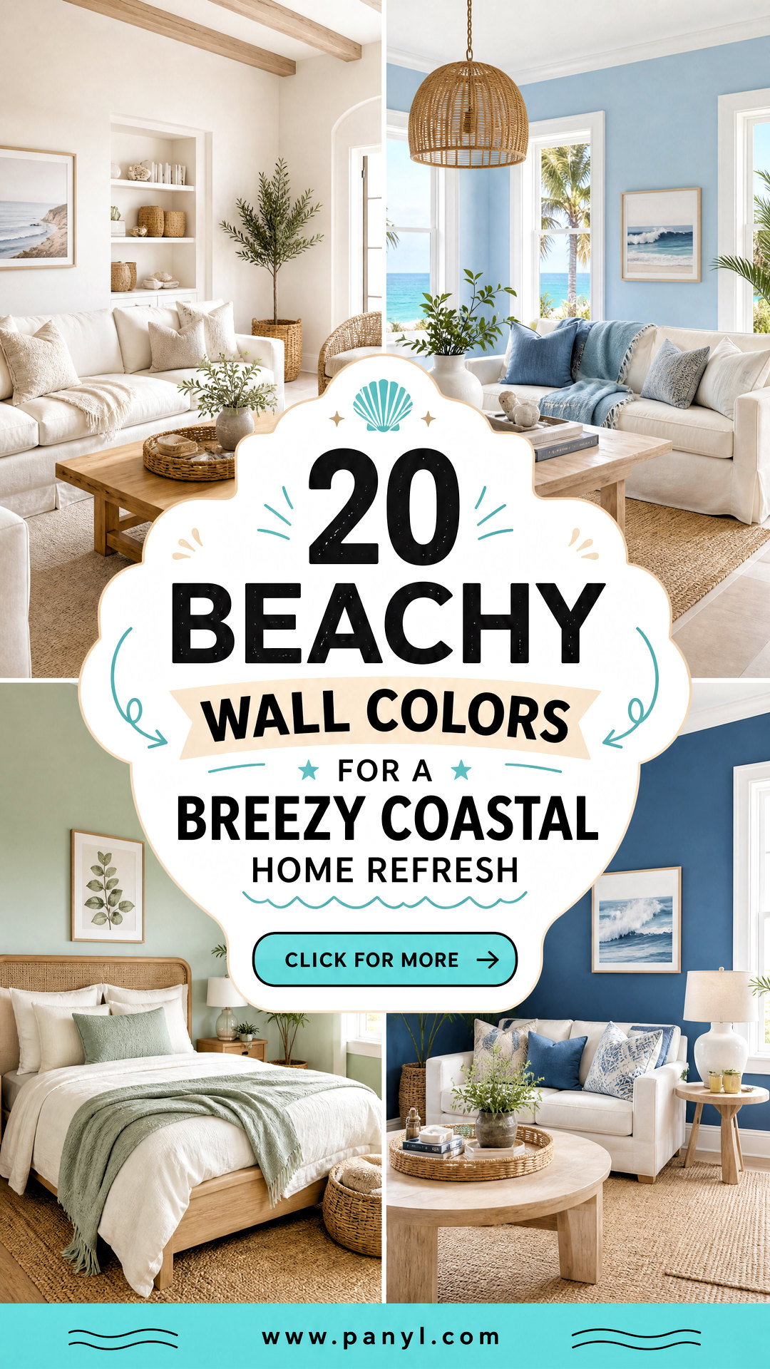20 Beachy Wall Colors for a Breezy Coastal Home Refresh - 20 Beachy Wall Colors for a Breezy Coastal Home Refresh