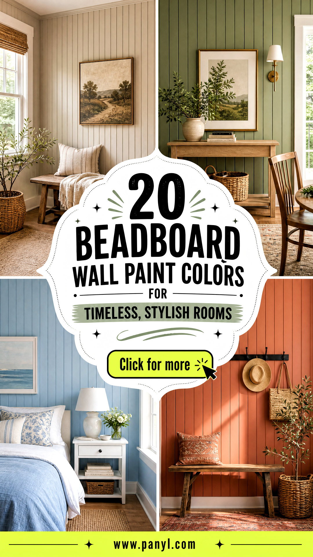 20 Beadboard Wall Paint Colors for Timeless Stylish Rooms - 20 Beadboard Wall Paint Colors for Timeless, Stylish Rooms