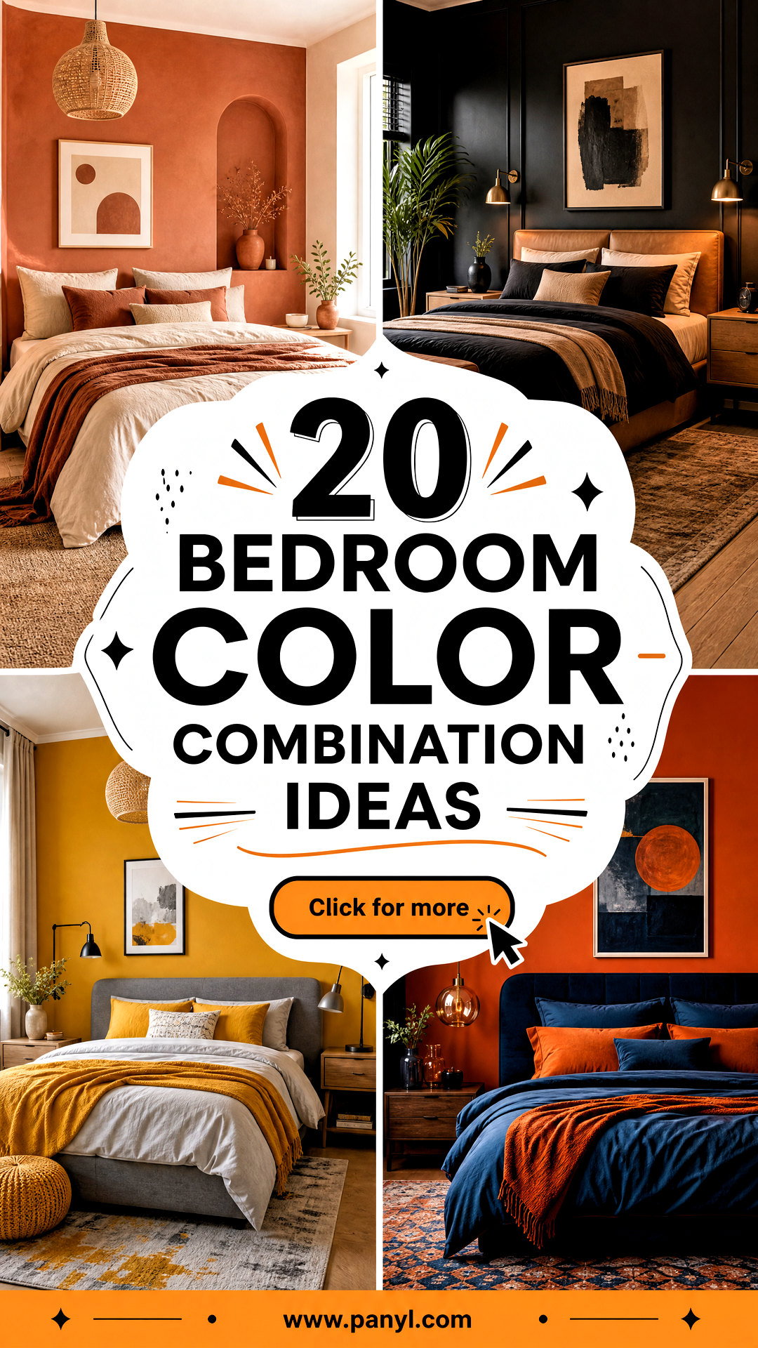 20 Bedroom Color Combination Ideas for a Serene Chic Look - 20 Bedroom Color Combination Ideas for a Serene, Chic Look