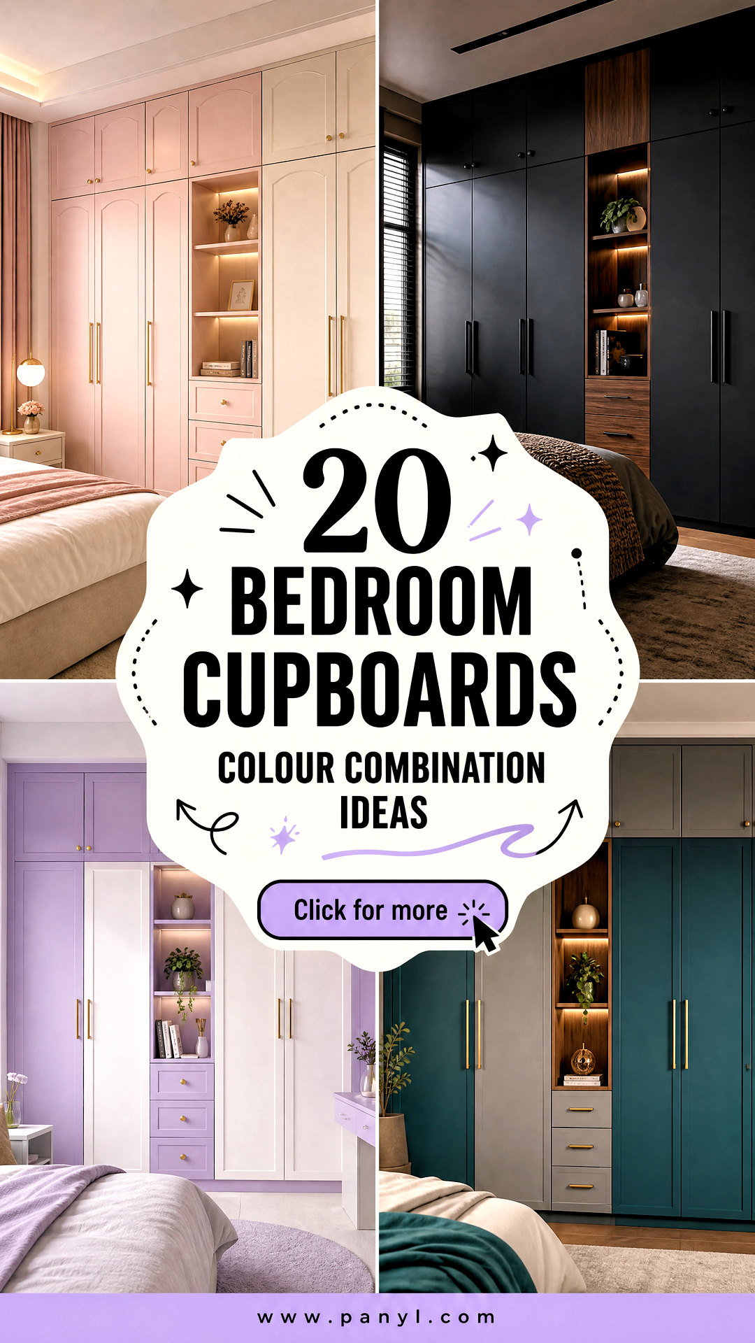 20 Bedroom Cupboards Colour Combination Ideas for Chic Homes - 20 Bedroom Cupboards Colour Combination Ideas for Chic Homes