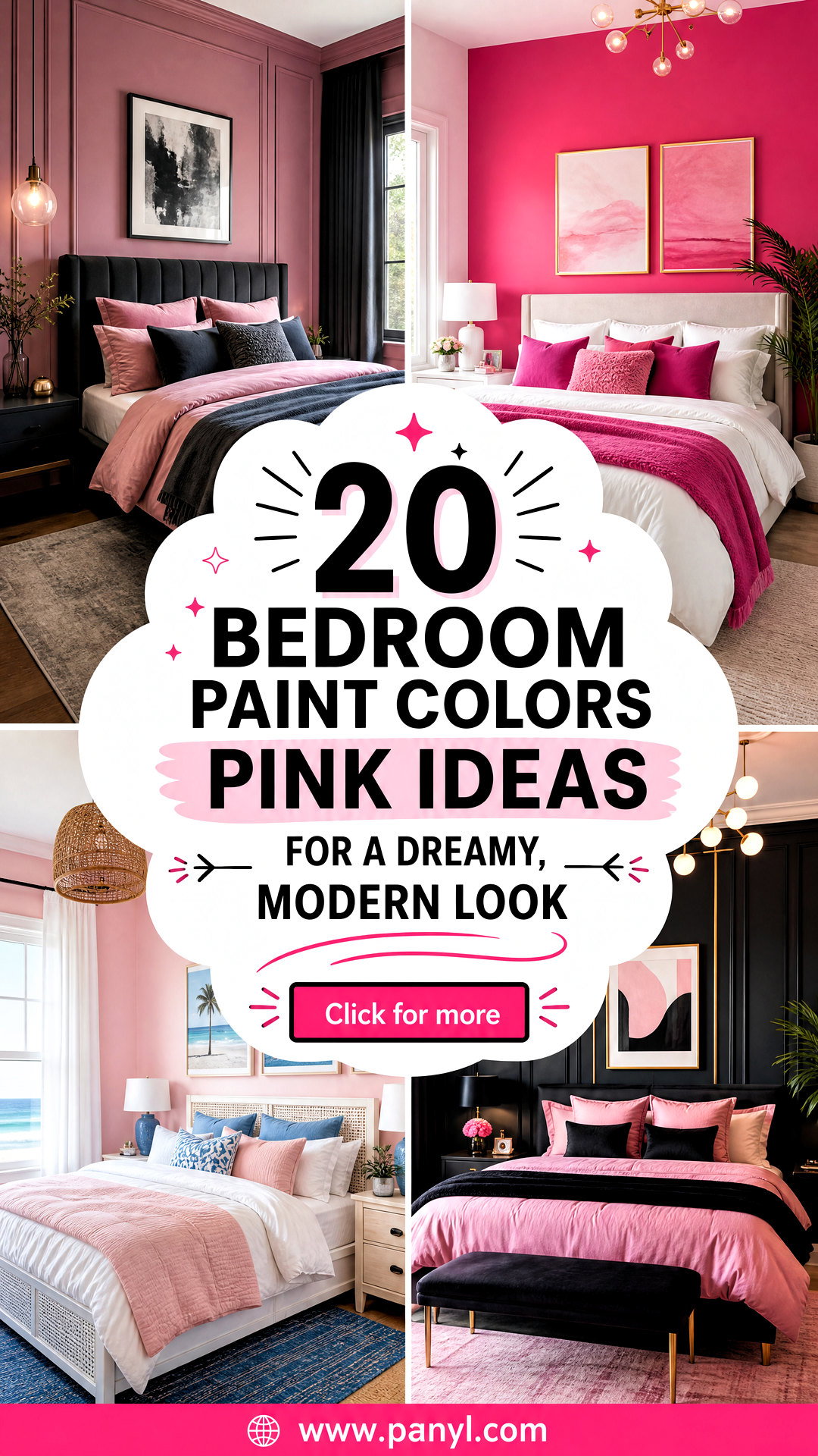 20 Bedroom Paint Colors Pink Ideas for a Dreamy Modern Look - 20 Bedroom Paint Colors Pink Ideas for a Dreamy, Modern Look