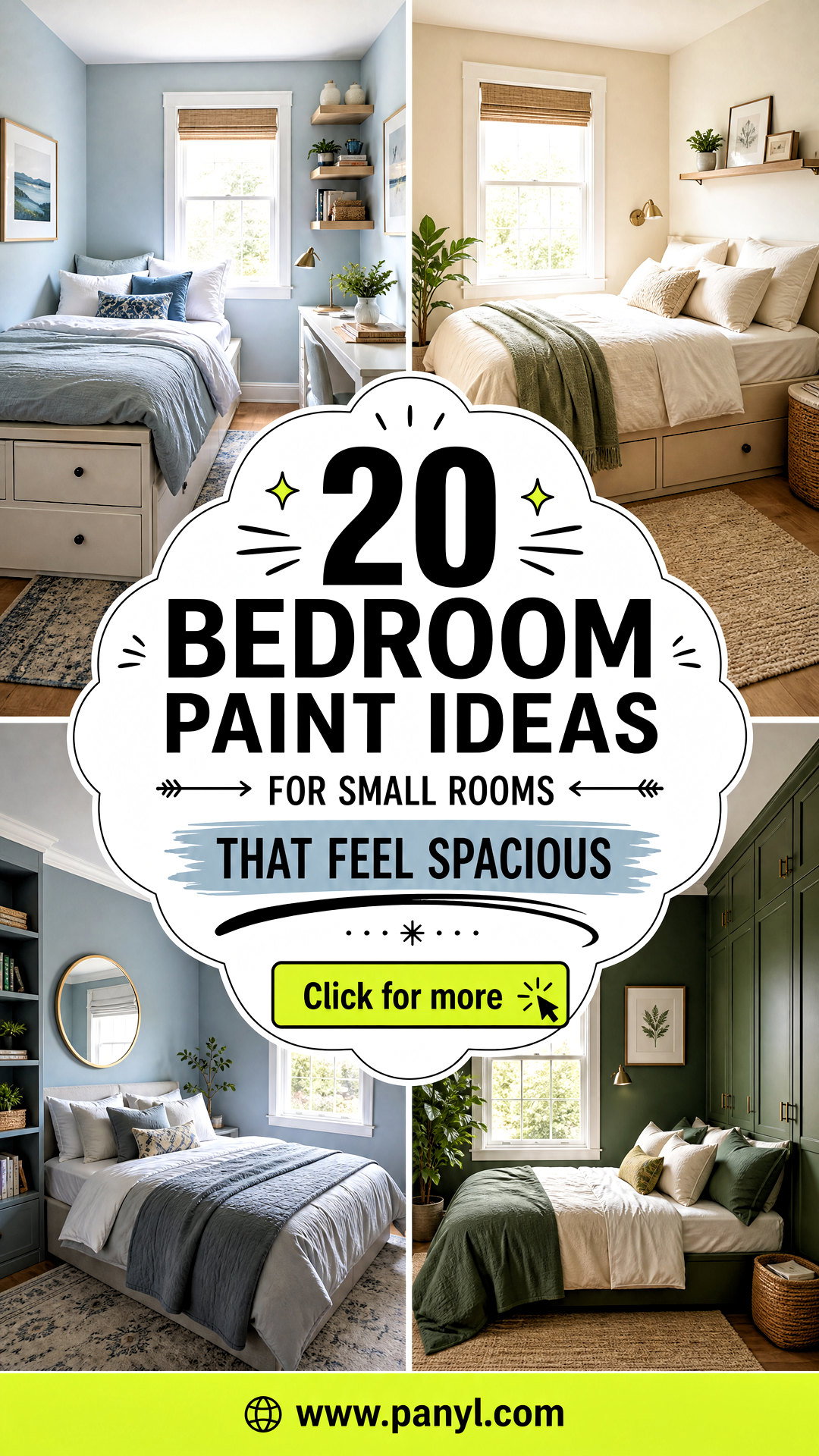 20 Bedroom Paint Ideas for Small Rooms That Feel Spacious - 20 Bedroom Paint Ideas for Small Rooms That Feel Spacious