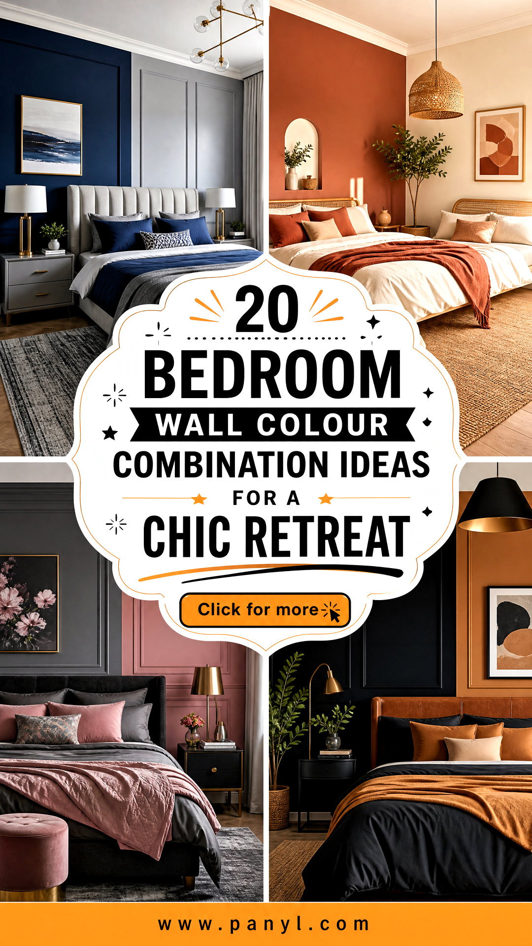 20 Bedroom Wall Colour Combination Ideas for a Chic Retreat - 20 Bedroom Wall Colour Combination Ideas for a Chic Retreat