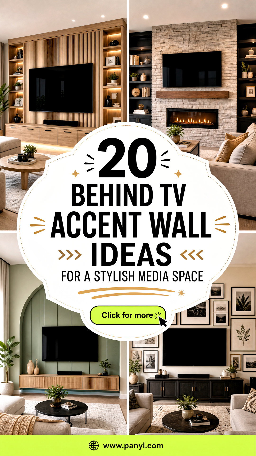 20 Behind TV Accent Wall Ideas for a Stylish Media Space - 20 Behind TV Accent Wall Ideas for a Stylish Media Space