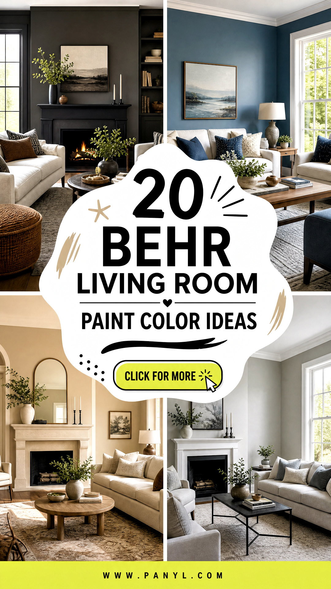 20 Behr Living Room Paint Color Ideas for a Stylish Refresh - 20 Behr Living Room Paint Color Ideas for a Stylish Refresh